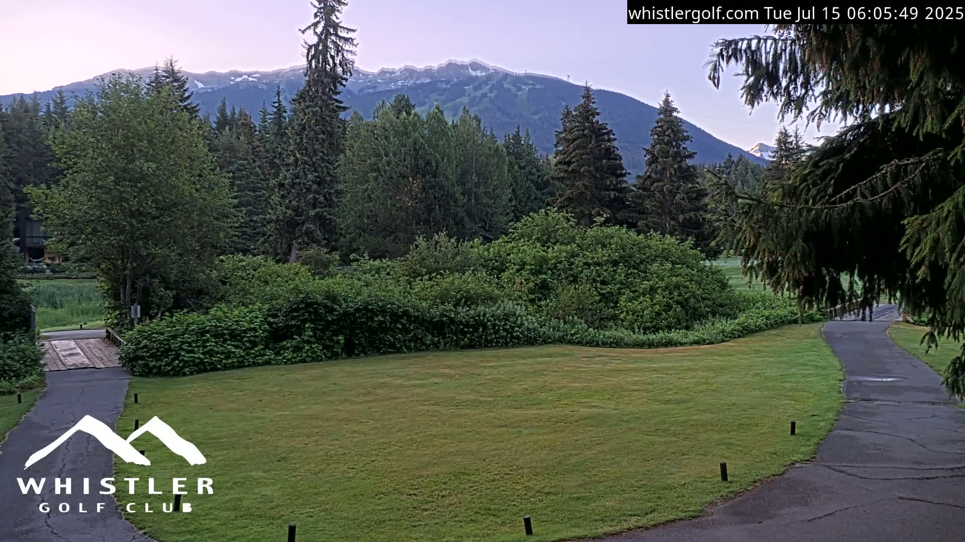 Whistler Golf Club 9th Hole Area Live Cam - Whistler,  Squamish-Lillooet, Sea to Sky Country, British Columbia, Canada