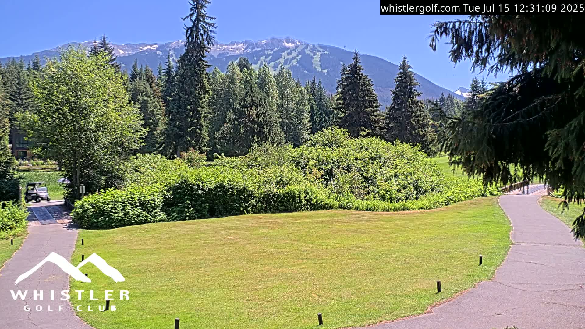 Whistler Golf Club 9th Hole Area Live Cam - Whistler,  Squamish-Lillooet, Sea to Sky Country, British Columbia, Canada