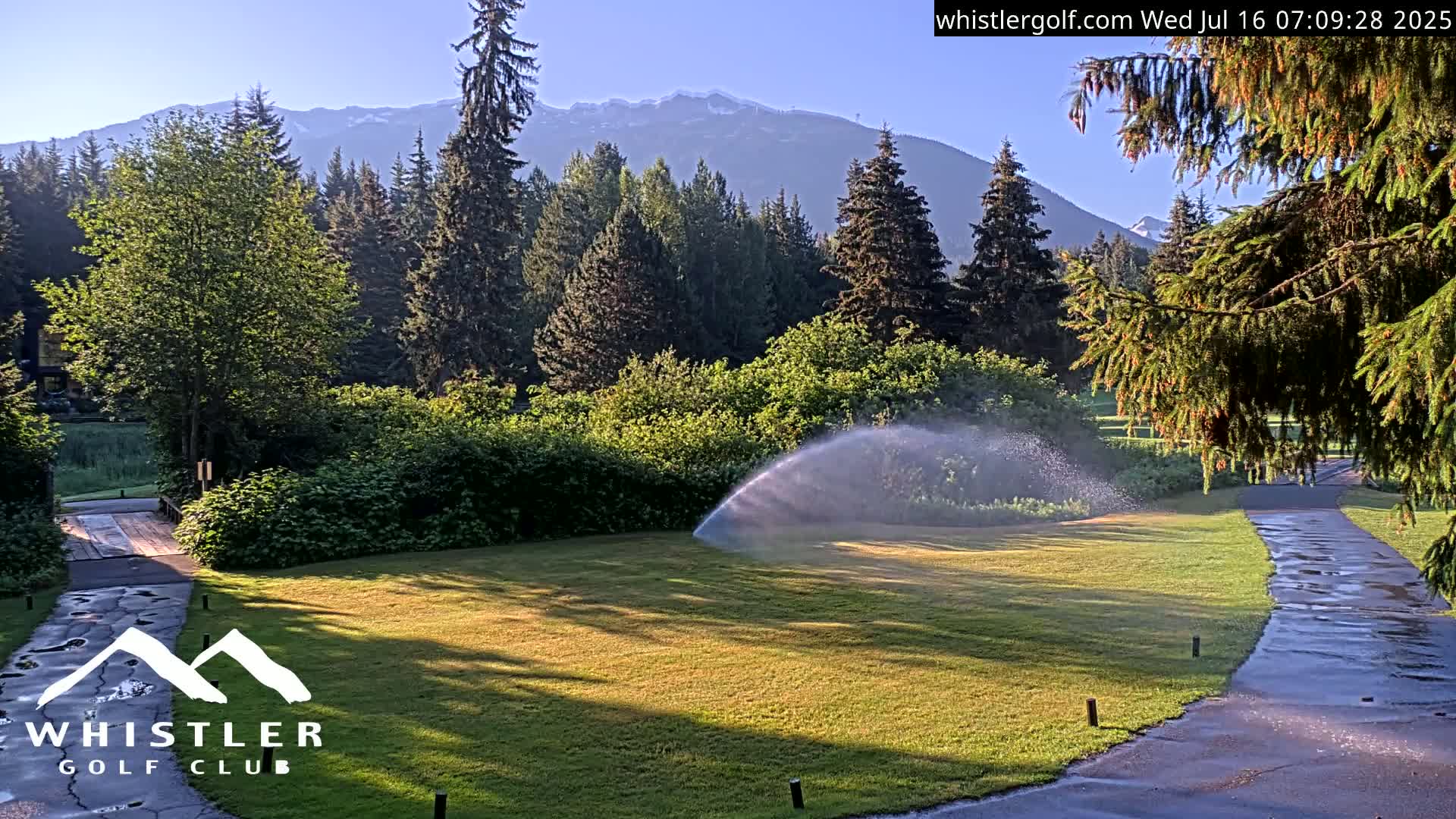 Whistler Golf Club 9th Hole Area Live Cam - Whistler,  Squamish-Lillooet, Sea to Sky Country, British Columbia, Canada