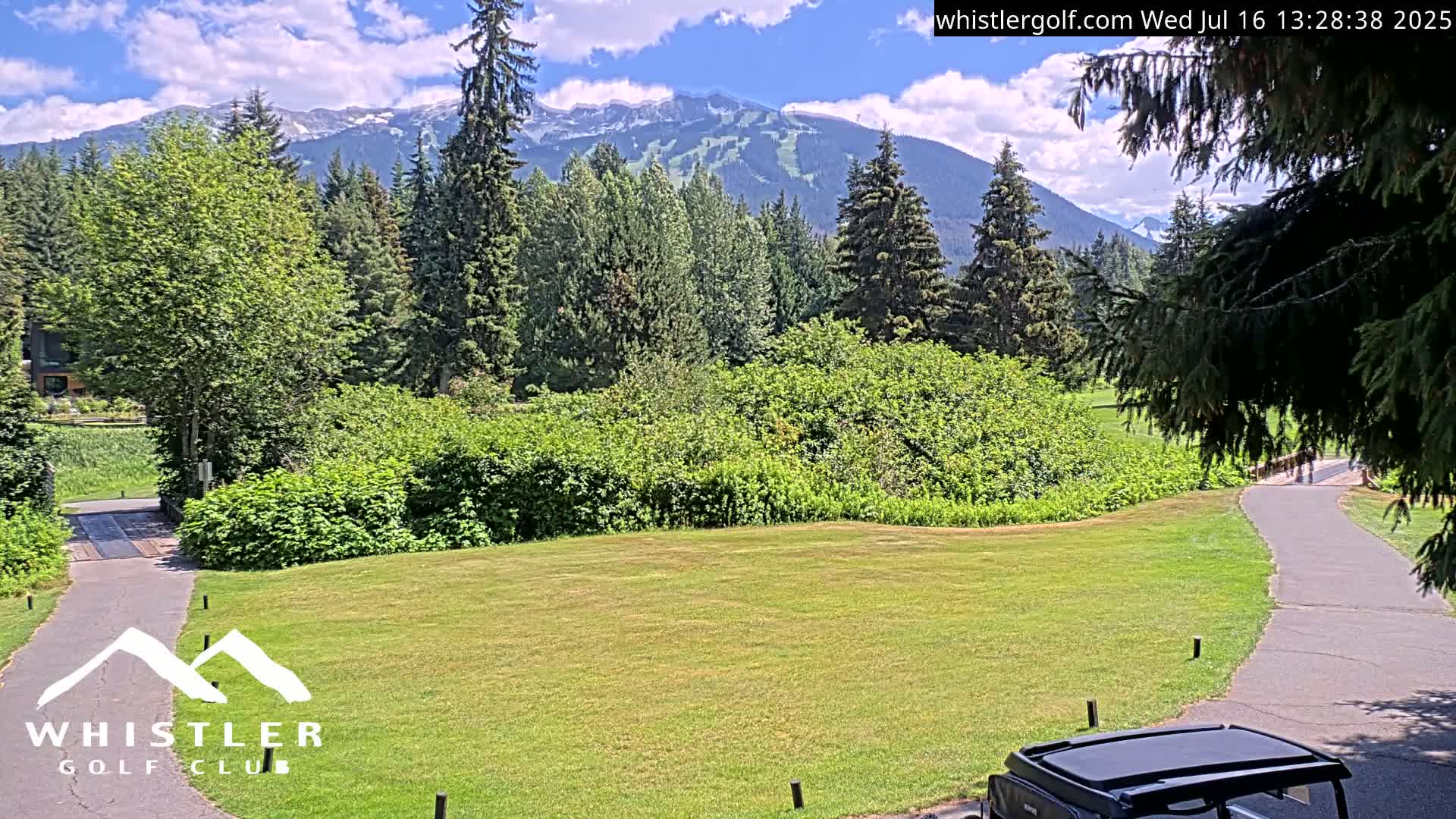 Whistler Golf Club 9th Hole Area Live Cam - Whistler,  Squamish-Lillooet, Sea to Sky Country, British Columbia, Canada