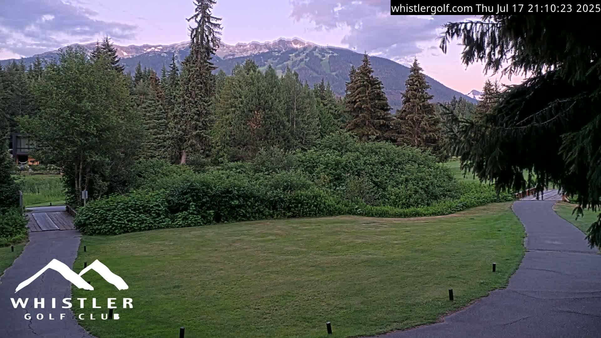 Whistler Golf Club 9th Hole Area Live Cam - Whistler,  Squamish-Lillooet, Sea to Sky Country, British Columbia, Canada