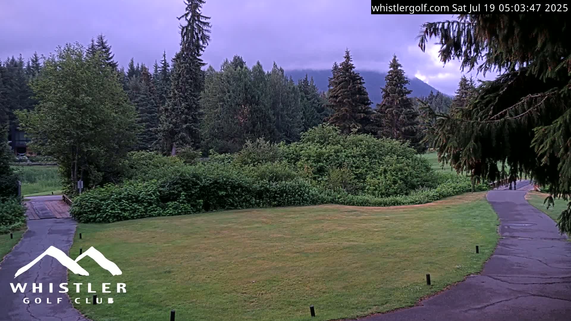 Whistler Golf Club 9th Hole Area Live Cam - Whistler,  Squamish-Lillooet, Sea to Sky Country, British Columbia, Canada