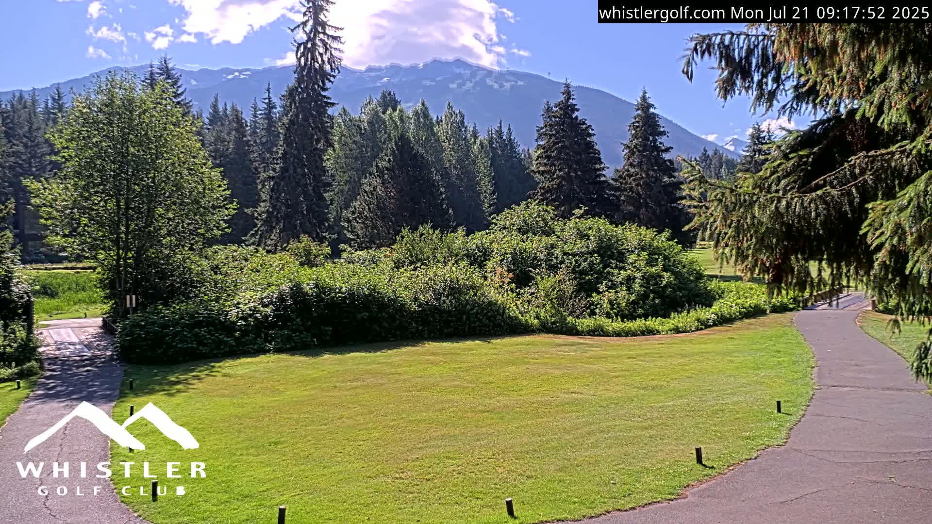 Whistler Golf Club 9th Hole Area Live Cam - Whistler,  Squamish-Lillooet, Sea to Sky Country, British Columbia, Canada