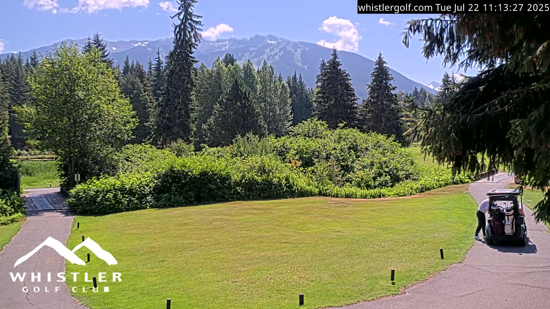 Whistler Golf Club 9th Hole Area Live Cam - Whistler,  Squamish-Lillooet, Sea to Sky Country, British Columbia, Canada