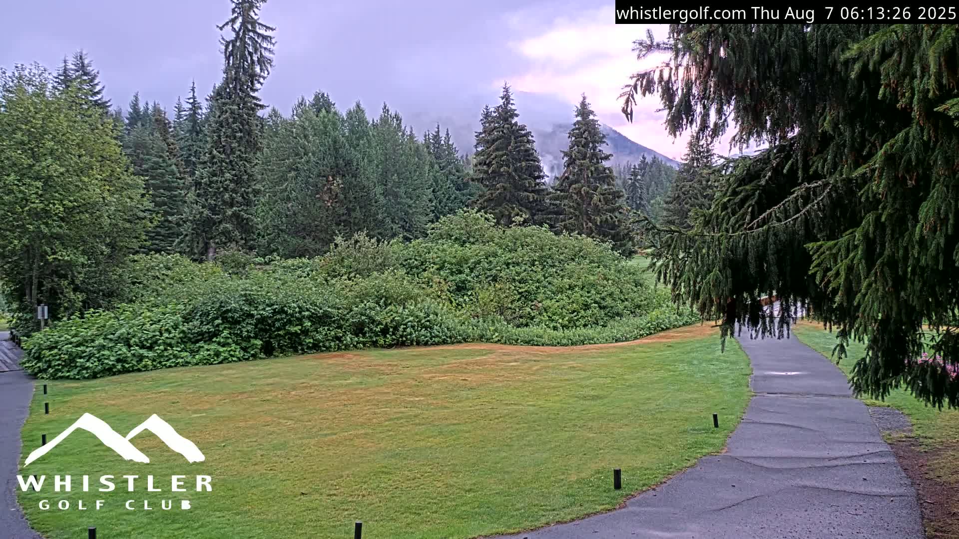 Whistler Golf Club 9th Hole Area Live Cam - Whistler,  Squamish-Lillooet, Sea to Sky Country, British Columbia, Canada