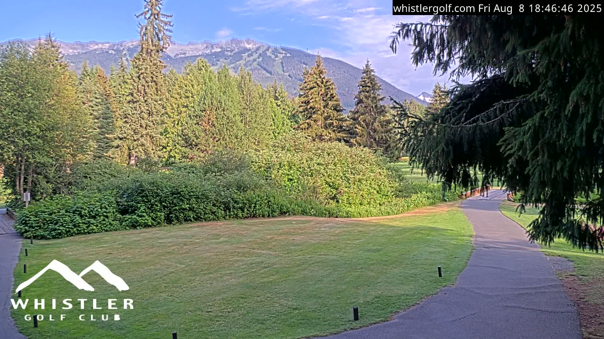 Whistler Golf Club 9th Hole Area Live Cam - Whistler,  Squamish-Lillooet, Sea to Sky Country, British Columbia, Canada