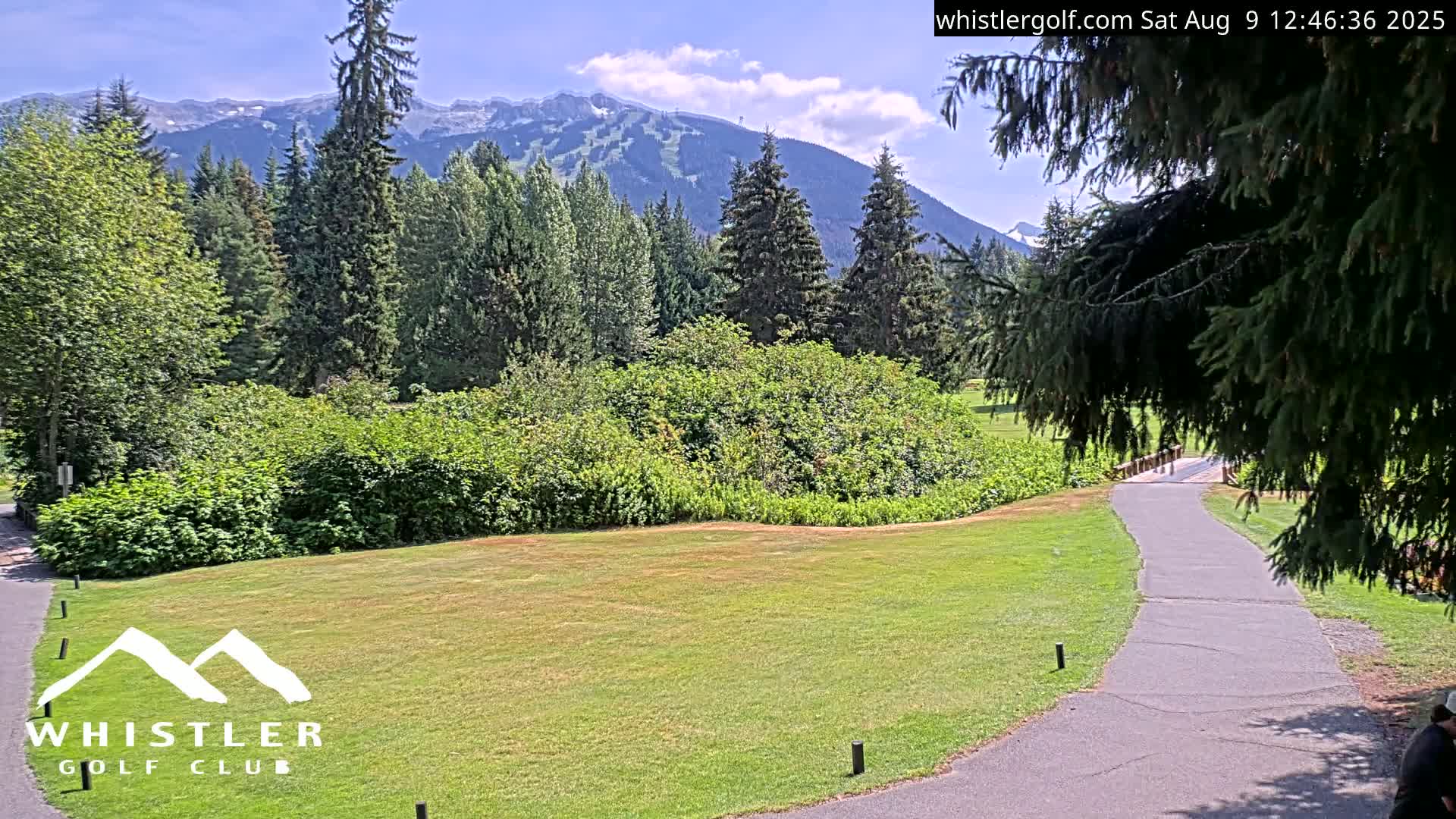 Whistler Golf Club 9th Hole Area Live Cam - Whistler,  Squamish-Lillooet, Sea to Sky Country, British Columbia, Canada