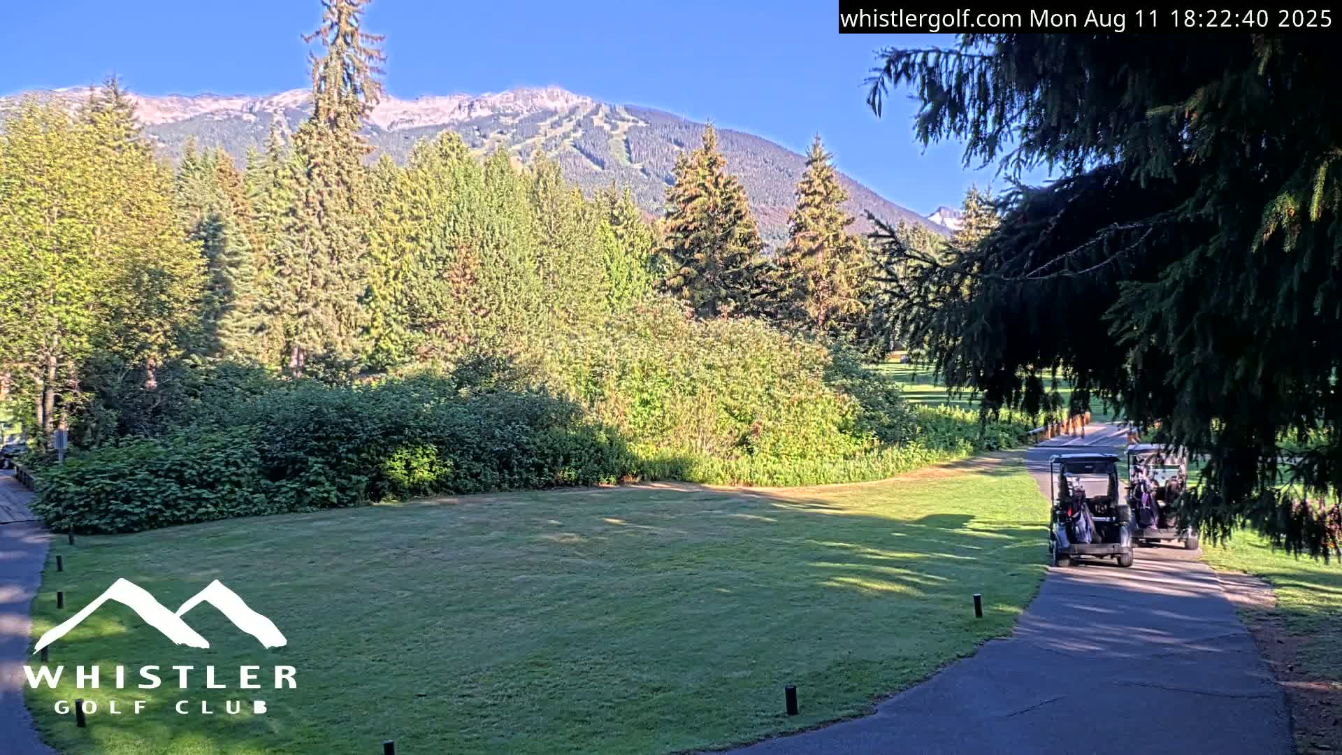 Whistler Golf Club 9th Hole Area Live Cam - Whistler,  Squamish-Lillooet, Sea to Sky Country, British Columbia, Canada