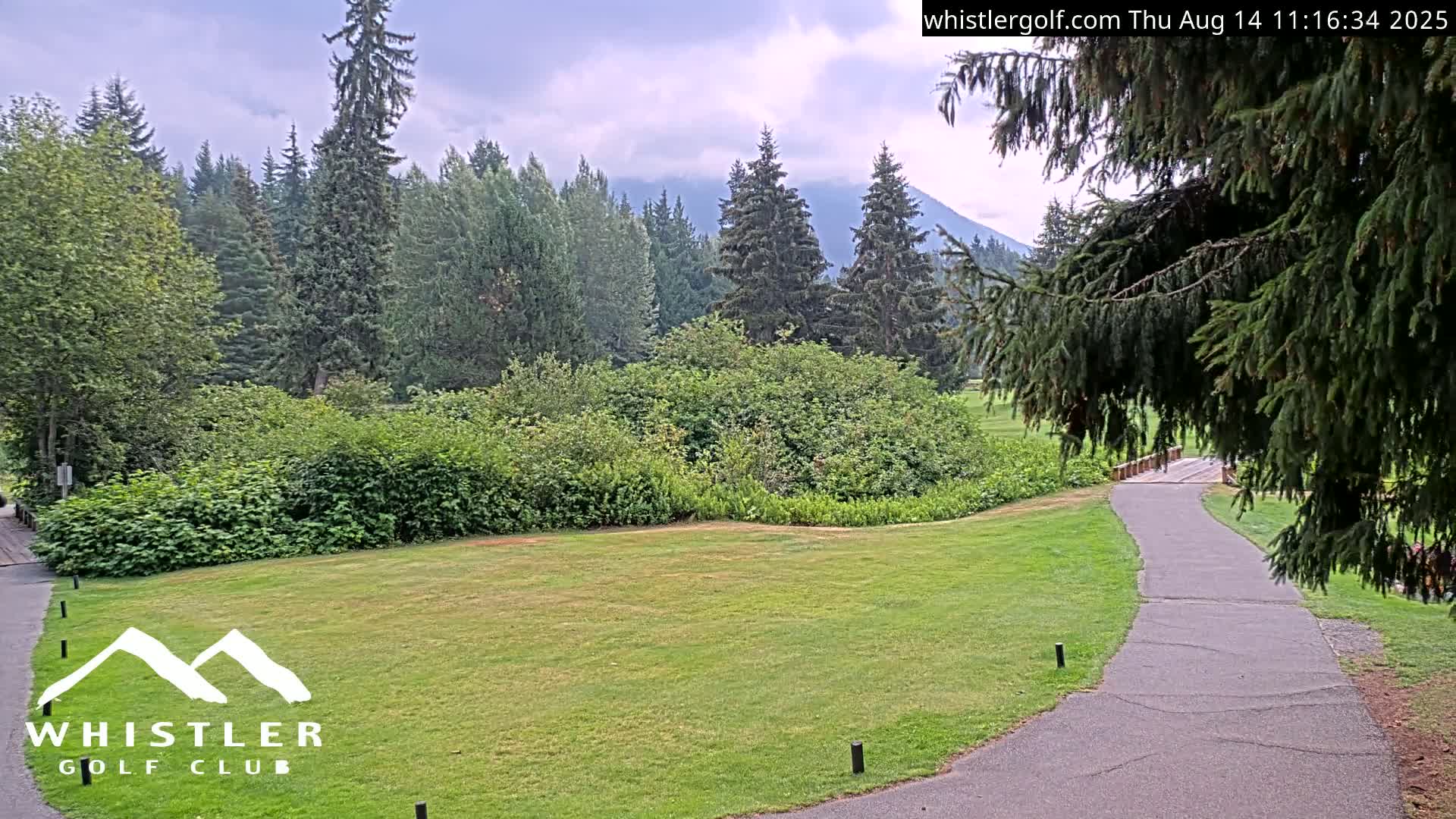 Whistler Golf Club 9th Hole Area Live Cam - Whistler,  Squamish-Lillooet, Sea to Sky Country, British Columbia, Canada