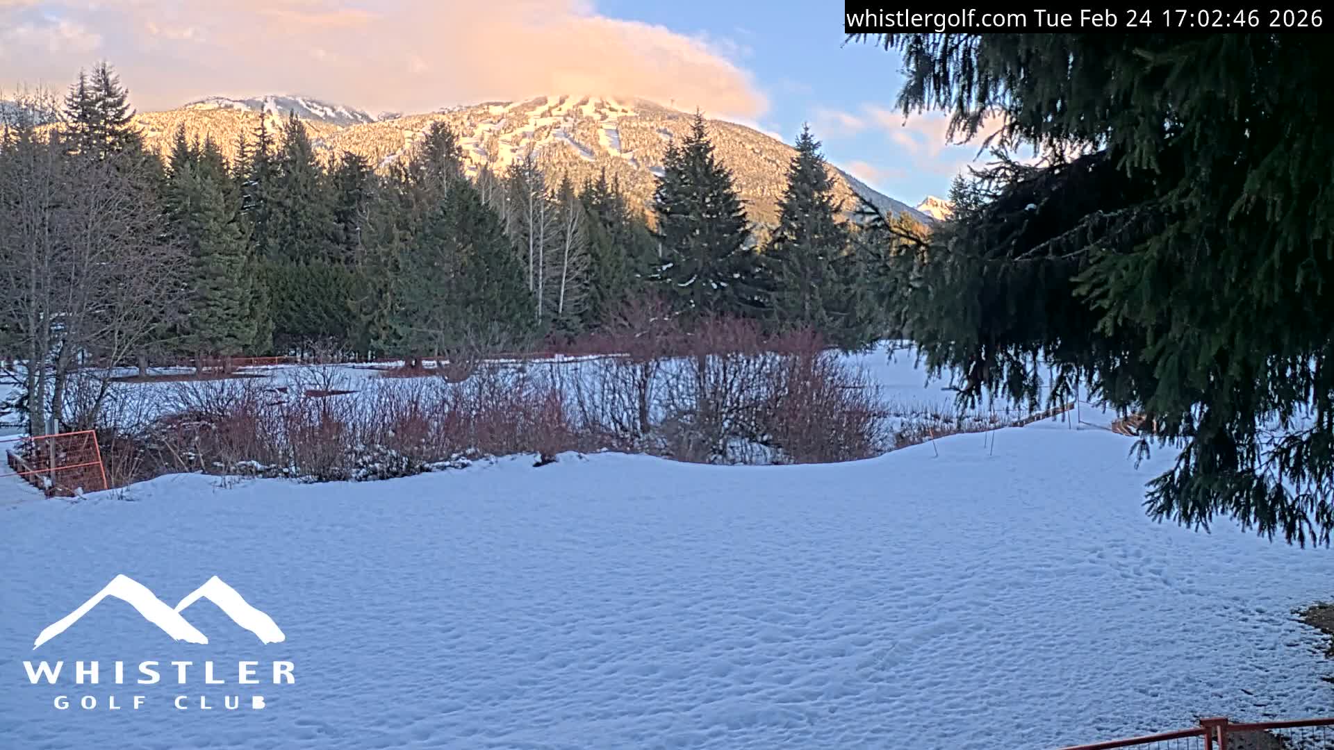 Whistler Golf Club 9th Hole Area Live Cam - Whistler,  Squamish-Lillooet, Sea to Sky Country, British Columbia, Canada