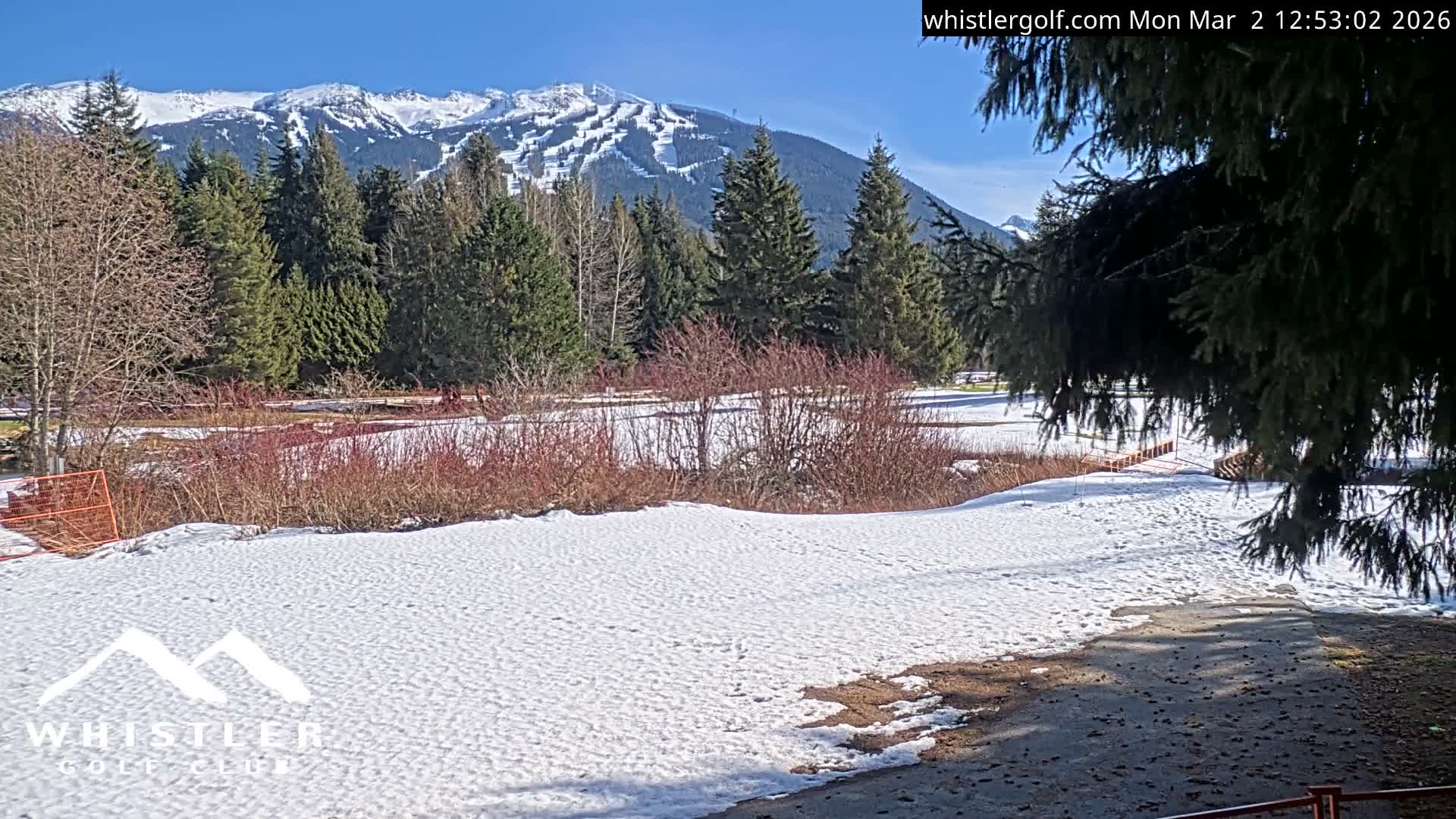 Whistler Golf Club 9th Hole Area Live Cam - Whistler,  Squamish-Lillooet, Sea to Sky Country, British Columbia, Canada