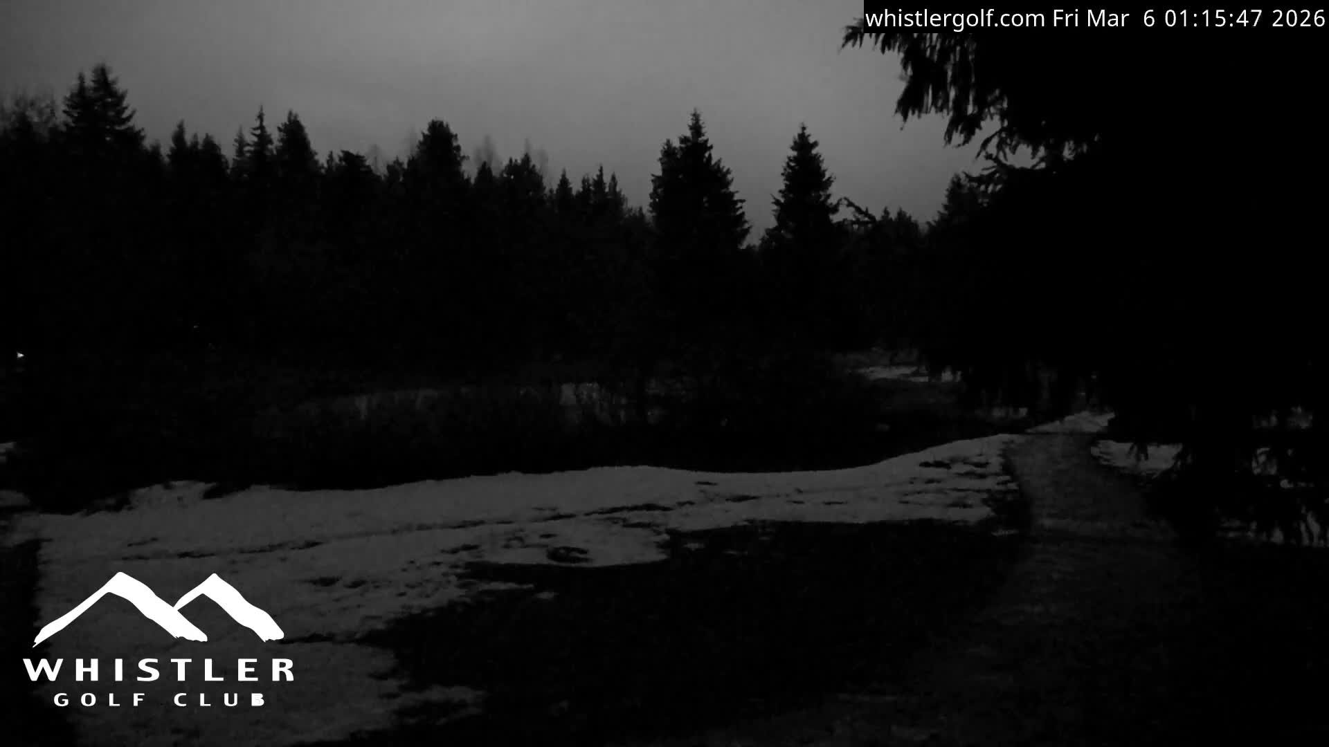 Whistler Golf Club 9th Hole Area Live Cam - Whistler,  Squamish-Lillooet, Sea to Sky Country, British Columbia, Canada
