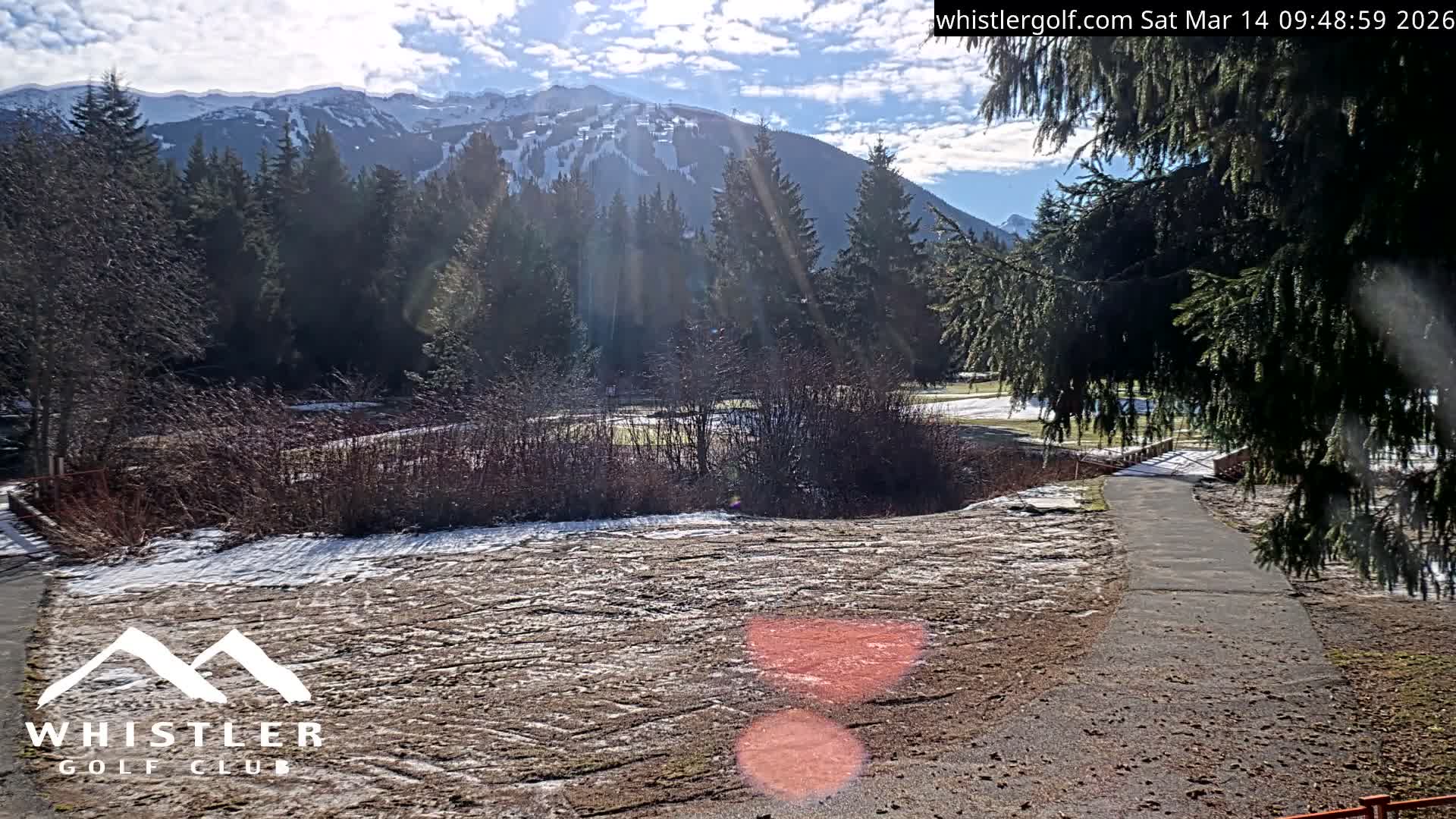 Whistler Golf Club 9th Hole Area Live Cam - Whistler,  Squamish-Lillooet, Sea to Sky Country, British Columbia, Canada