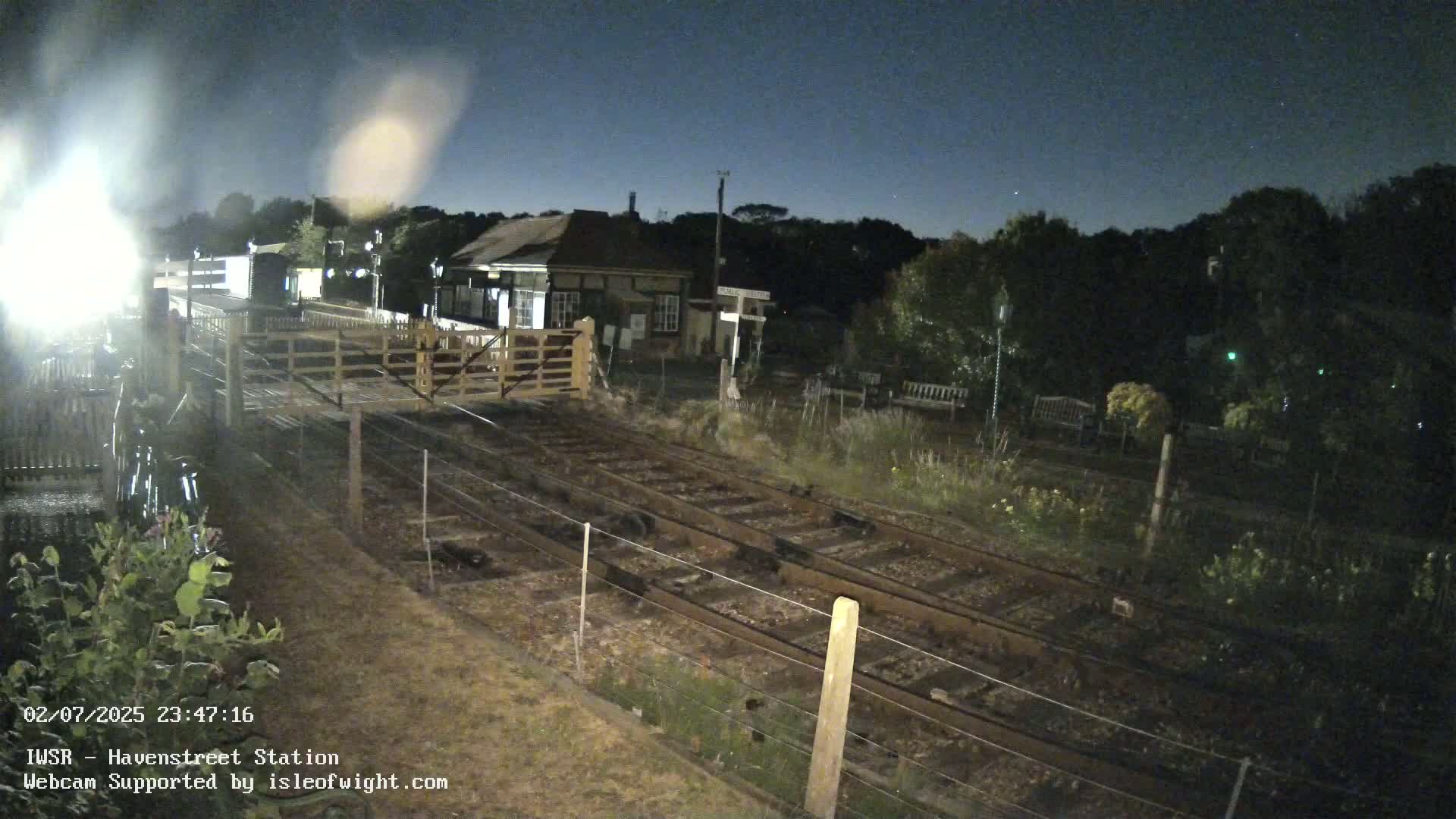 Isle of Wight Steam Railway, Havenstreet Train Station Live Cam - Havenstreet & Ashey, Isle of Wight, Southeast, England, United Kingdom