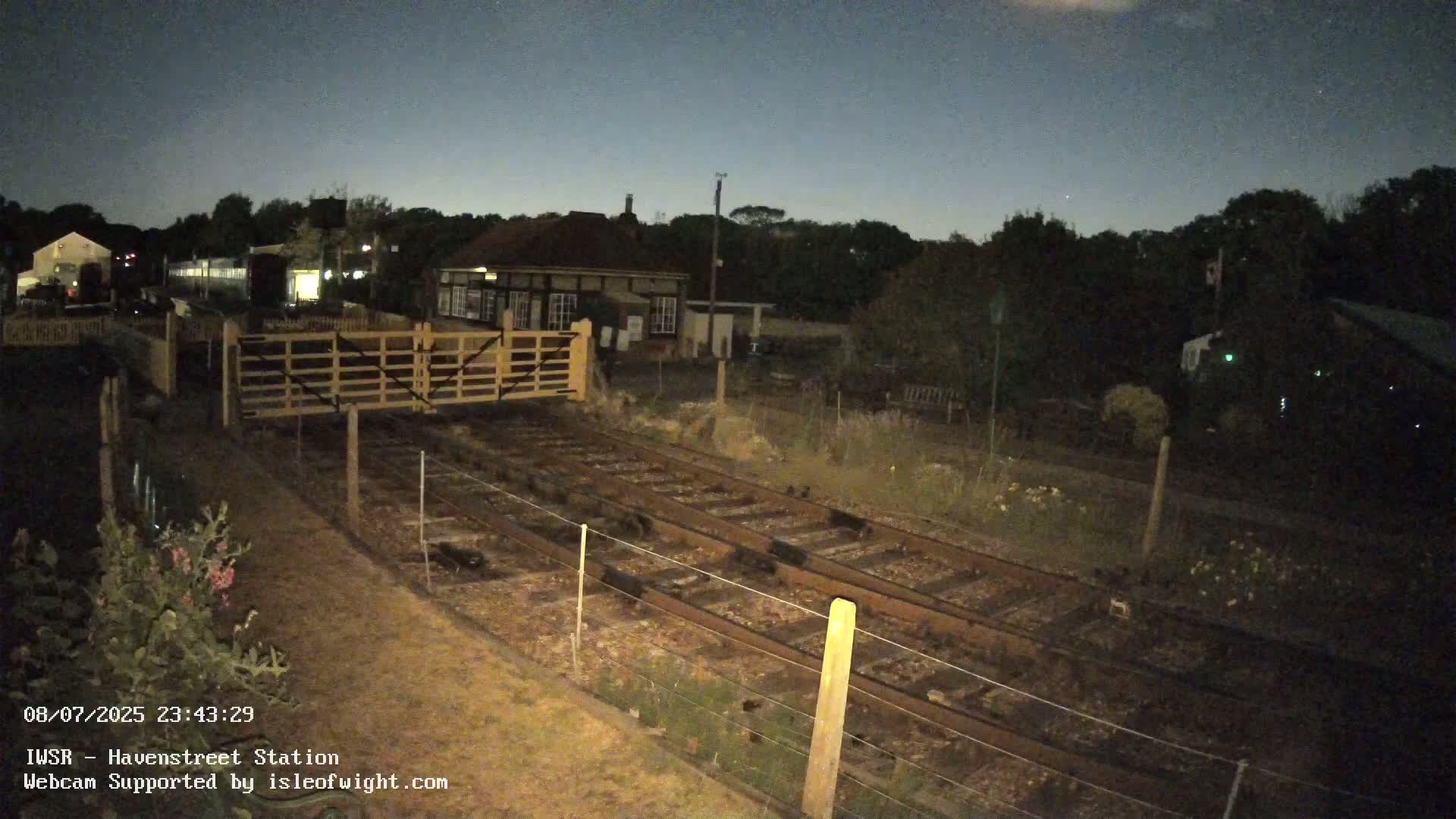 Isle of Wight Steam Railway, Havenstreet Train Station Live Cam - Havenstreet & Ashey, Isle of Wight, Southeast, England, United Kingdom
