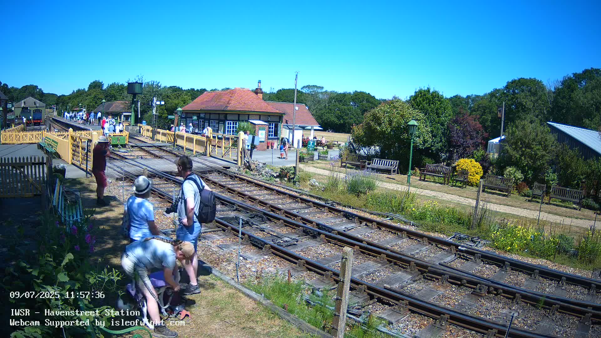 Isle of Wight Steam Railway, Havenstreet Train Station Live Cam - Havenstreet & Ashey, Isle of Wight, Southeast, England, United Kingdom