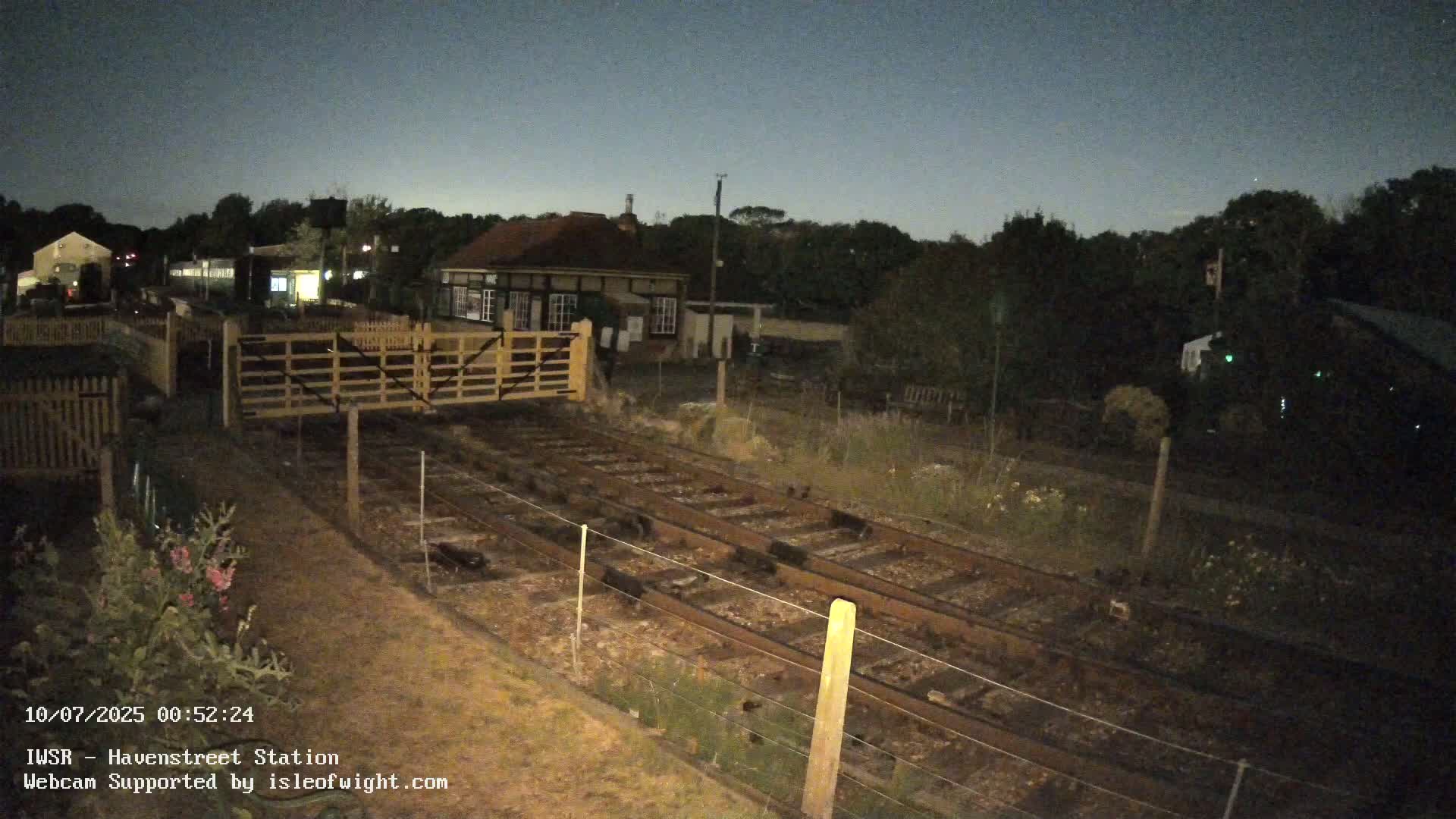 Isle of Wight Steam Railway, Havenstreet Train Station Live Cam - Havenstreet & Ashey, Isle of Wight, Southeast, England, United Kingdom