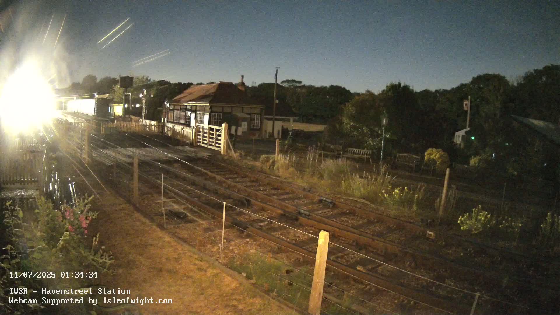 Isle of Wight Steam Railway, Havenstreet Train Station Live Cam - Havenstreet & Ashey, Isle of Wight, Southeast, England, United Kingdom