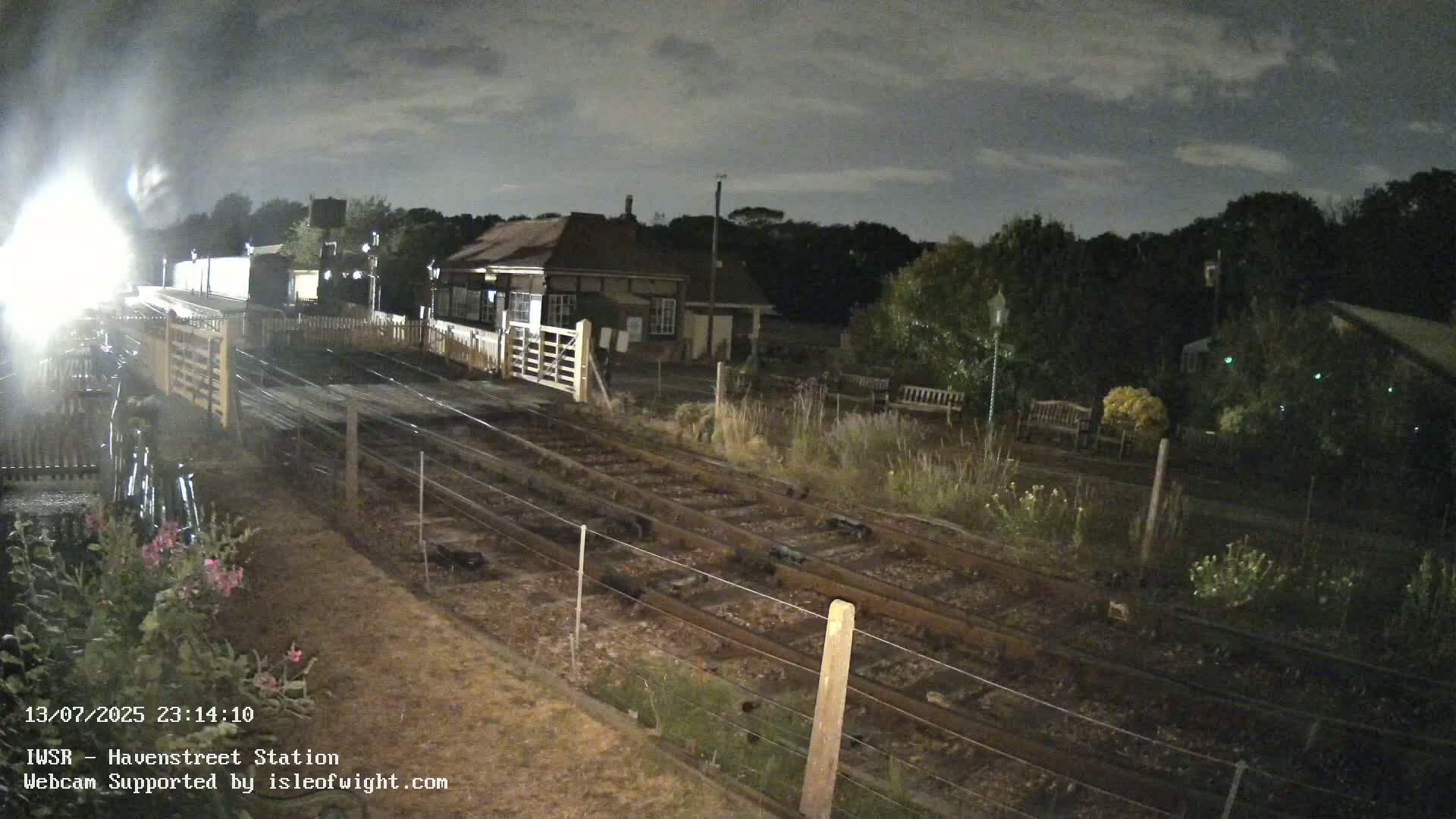 Isle of Wight Steam Railway, Havenstreet Train Station Live Cam - Havenstreet & Ashey, Isle of Wight, Southeast, England, United Kingdom