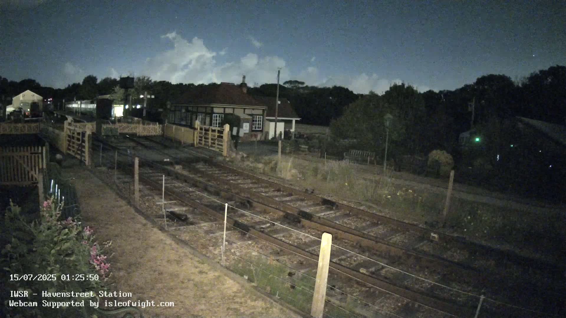 Isle of Wight Steam Railway, Havenstreet Train Station Live Cam - Havenstreet & Ashey, Isle of Wight, Southeast, England, United Kingdom