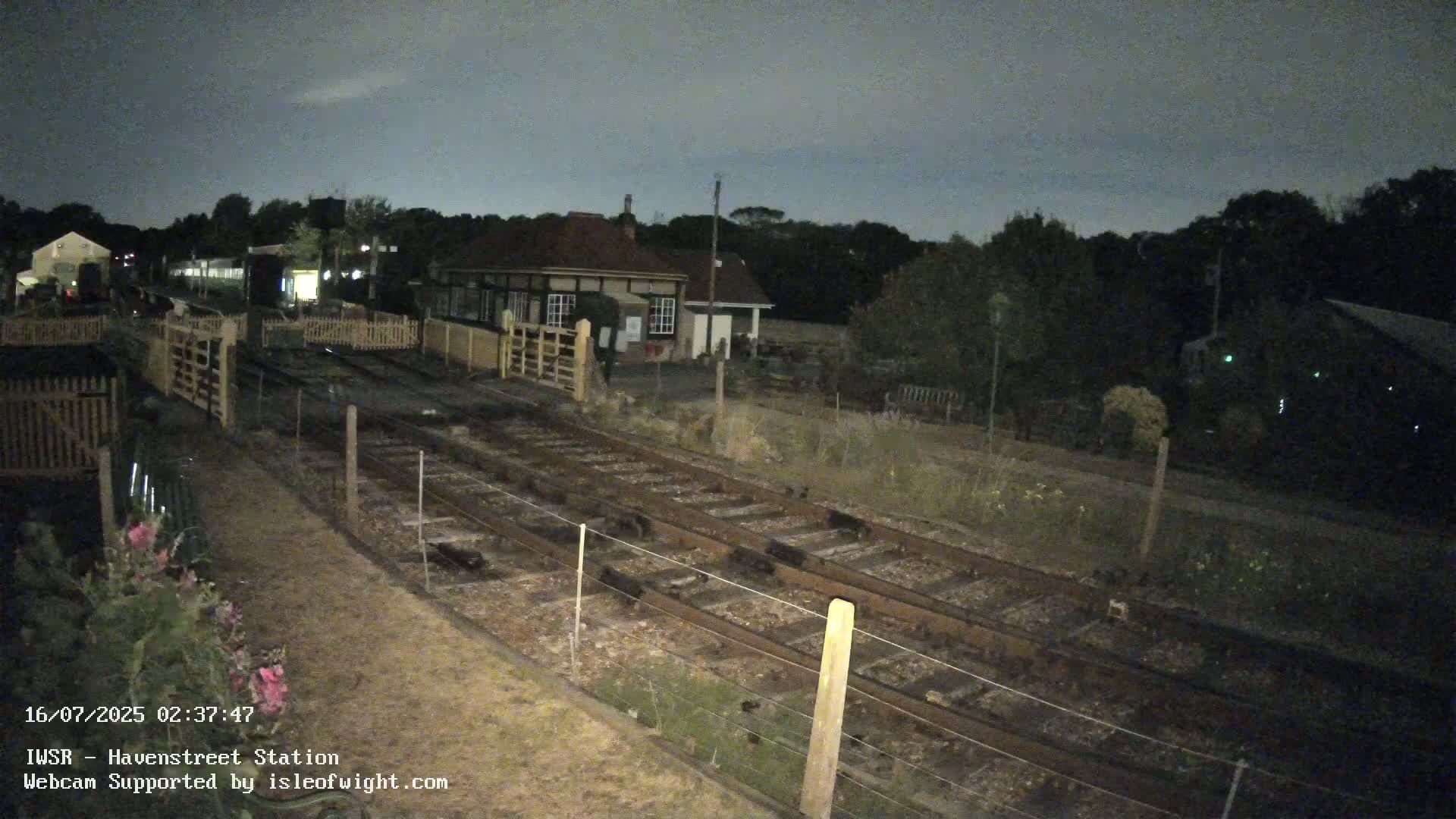 Isle of Wight Steam Railway, Havenstreet Train Station Live Cam - Havenstreet & Ashey, Isle of Wight, Southeast, England, United Kingdom