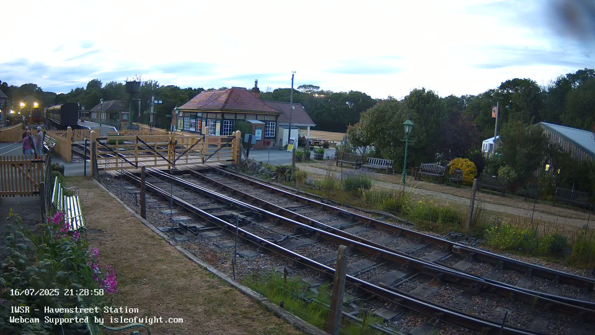 Isle of Wight Steam Railway, Havenstreet Train Station Live Cam - Havenstreet & Ashey, Isle of Wight, Southeast, England, United Kingdom