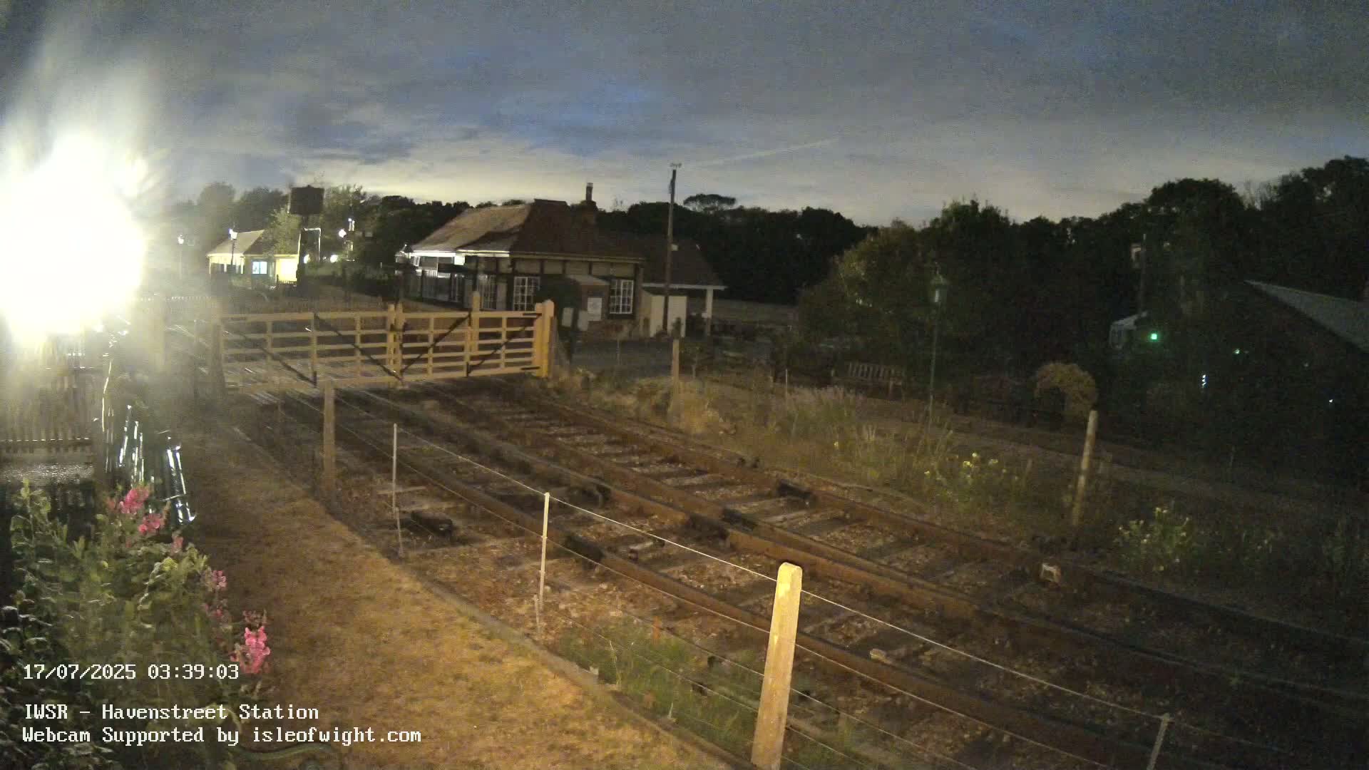 Isle of Wight Steam Railway, Havenstreet Train Station Live Cam - Havenstreet & Ashey, Isle of Wight, Southeast, England, United Kingdom