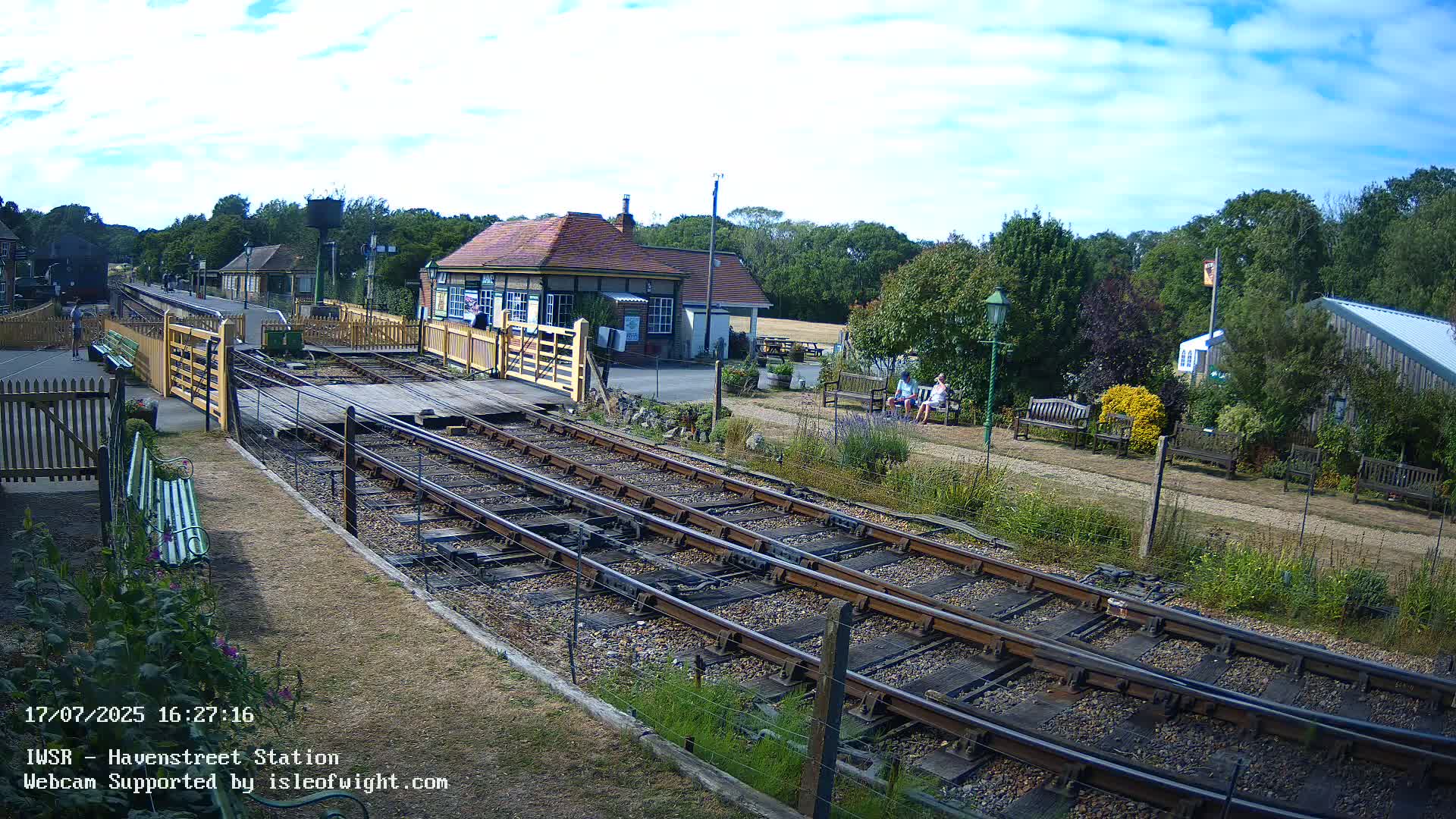 Isle of Wight Steam Railway, Havenstreet Train Station Live Cam - Havenstreet & Ashey, Isle of Wight, Southeast, England, United Kingdom