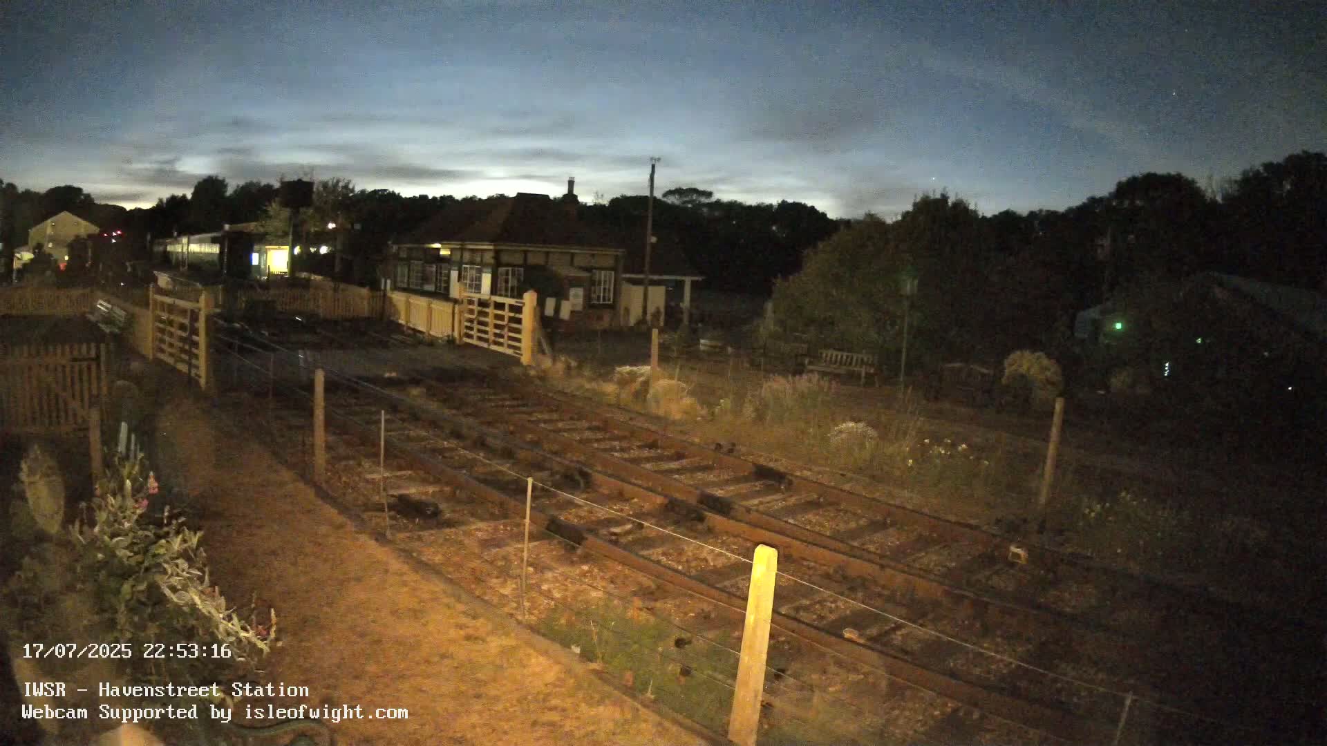 Isle of Wight Steam Railway, Havenstreet Train Station Live Cam - Havenstreet & Ashey, Isle of Wight, Southeast, England, United Kingdom