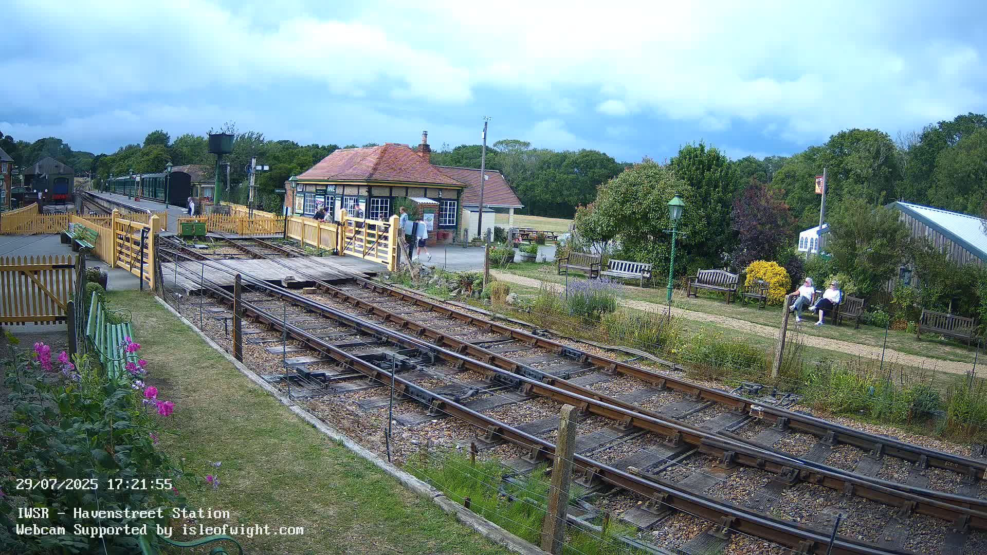 Isle of Wight Steam Railway, Havenstreet Train Station Live Cam - Havenstreet & Ashey, Isle of Wight, Southeast, England, United Kingdom