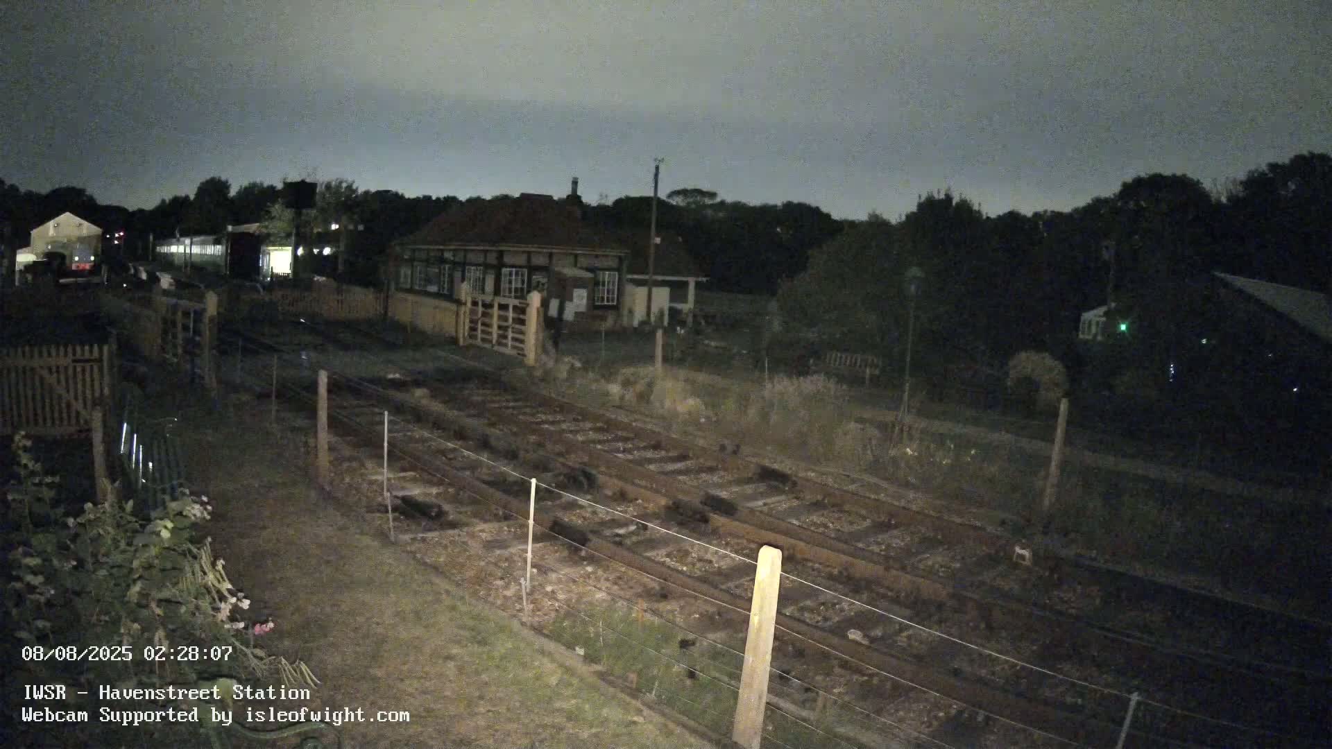 Isle of Wight Steam Railway, Havenstreet Train Station Live Cam - Havenstreet & Ashey, Isle of Wight, Southeast, England, United Kingdom