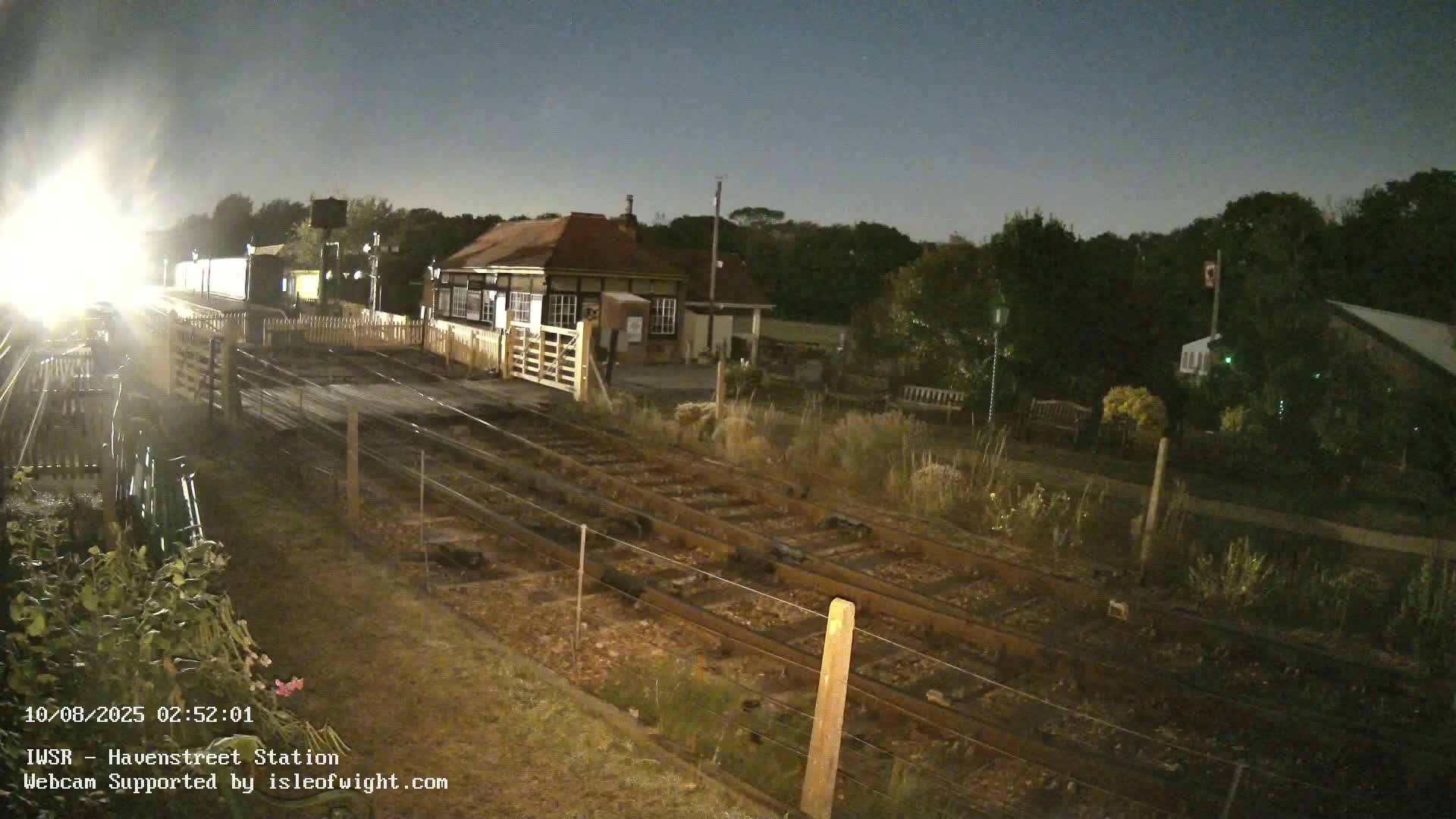 Isle of Wight Steam Railway, Havenstreet Train Station Live Cam - Havenstreet & Ashey, Isle of Wight, Southeast, England, United Kingdom