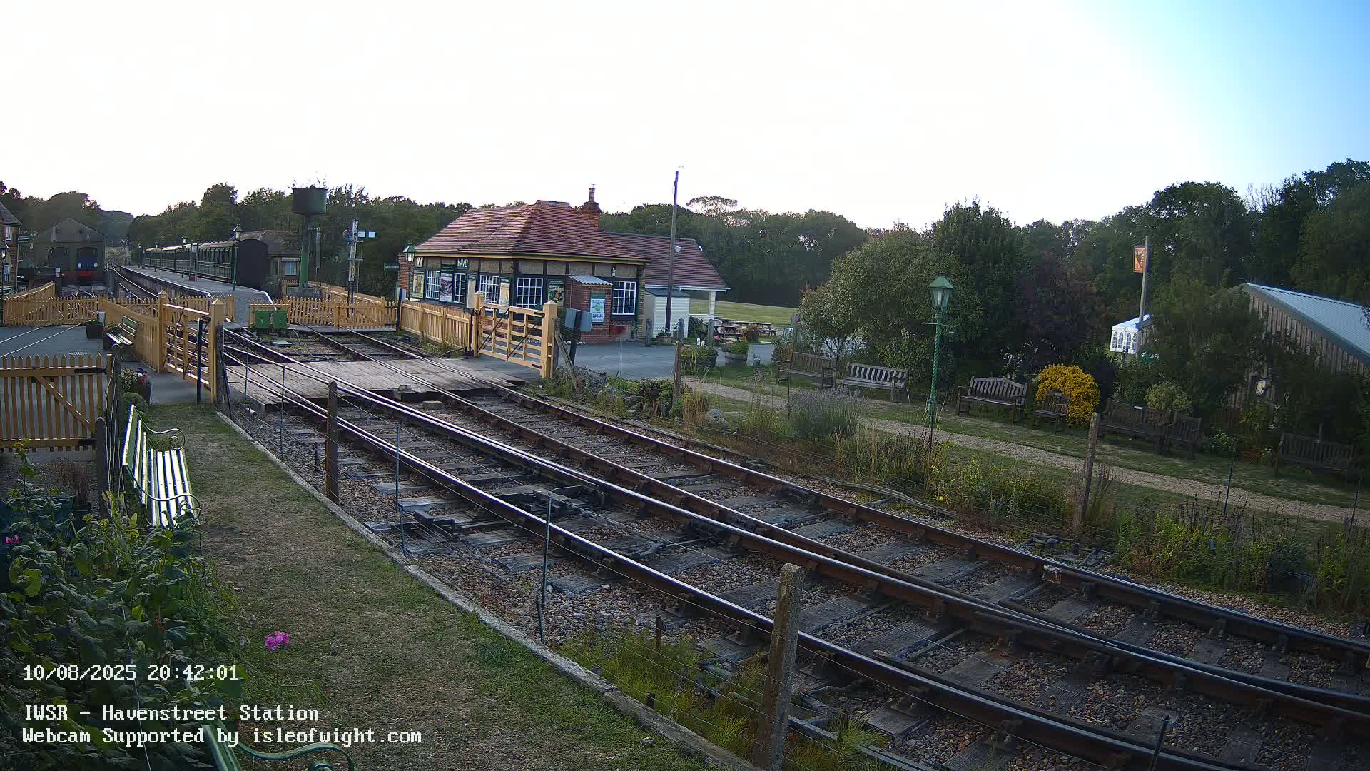 Isle of Wight Steam Railway, Havenstreet Train Station Live Cam - Havenstreet & Ashey, Isle of Wight, Southeast, England, United Kingdom
