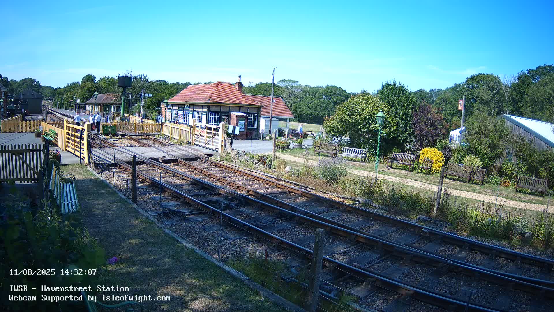 Isle of Wight Steam Railway, Havenstreet Train Station Live Cam - Havenstreet & Ashey, Isle of Wight, Southeast, England, United Kingdom
