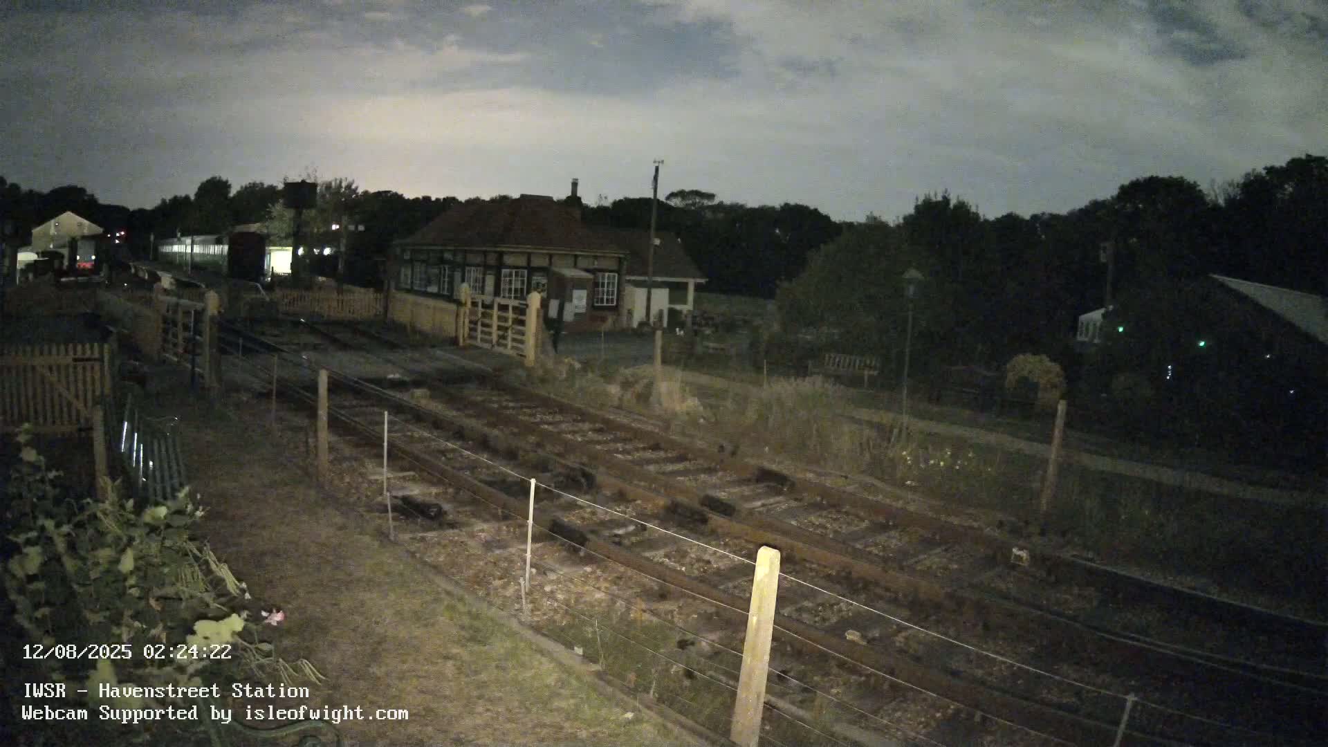 Isle of Wight Steam Railway, Havenstreet Train Station Live Cam - Havenstreet & Ashey, Isle of Wight, Southeast, England, United Kingdom
