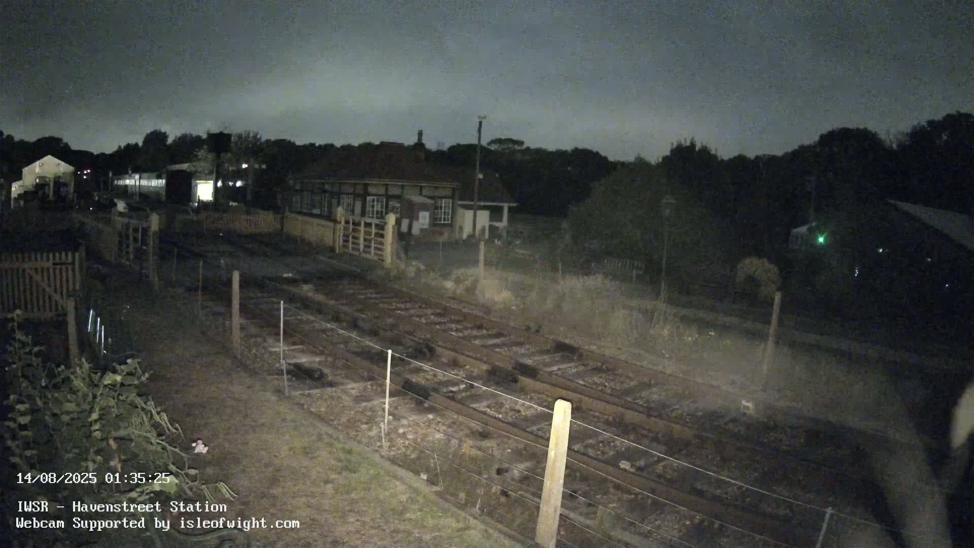Isle of Wight Steam Railway, Havenstreet Train Station Live Cam - Havenstreet & Ashey, Isle of Wight, Southeast, England, United Kingdom