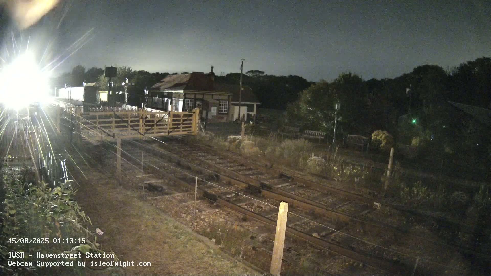 Isle of Wight Steam Railway, Havenstreet Train Station Live Cam - Havenstreet & Ashey, Isle of Wight, Southeast, England, United Kingdom