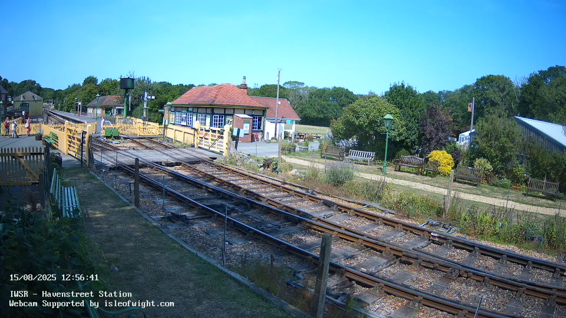 Isle of Wight Steam Railway, Havenstreet Train Station Live Cam - Havenstreet & Ashey, Isle of Wight, Southeast, England, United Kingdom