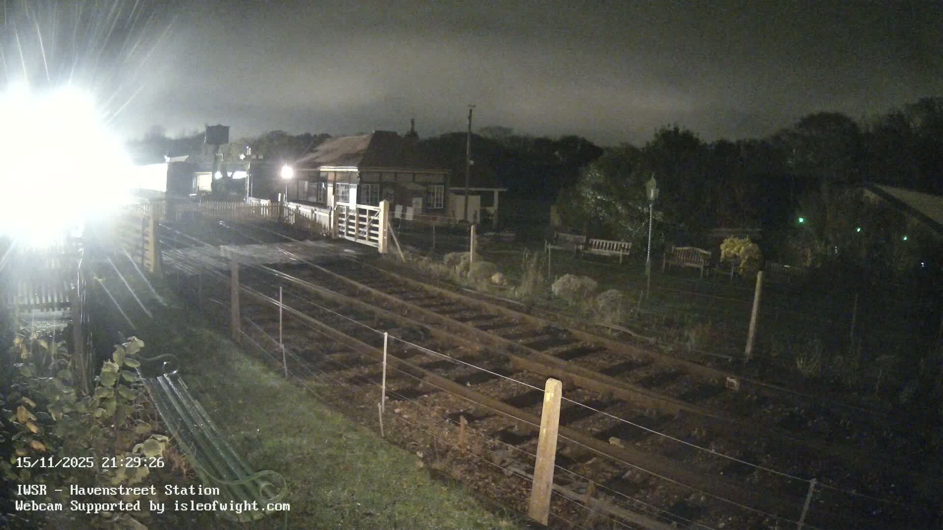 Isle of Wight Steam Railway, Havenstreet Train Station Live Cam - Havenstreet & Ashey, Isle of Wight, Southeast, England, United Kingdom
