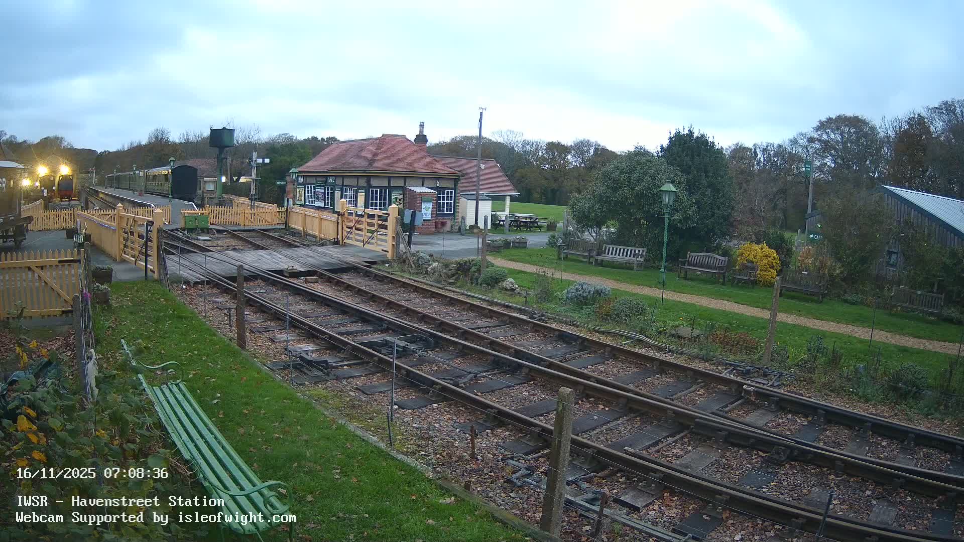 Isle of Wight Steam Railway, Havenstreet Train Station Live Cam - Havenstreet & Ashey, Isle of Wight, Southeast, England, United Kingdom