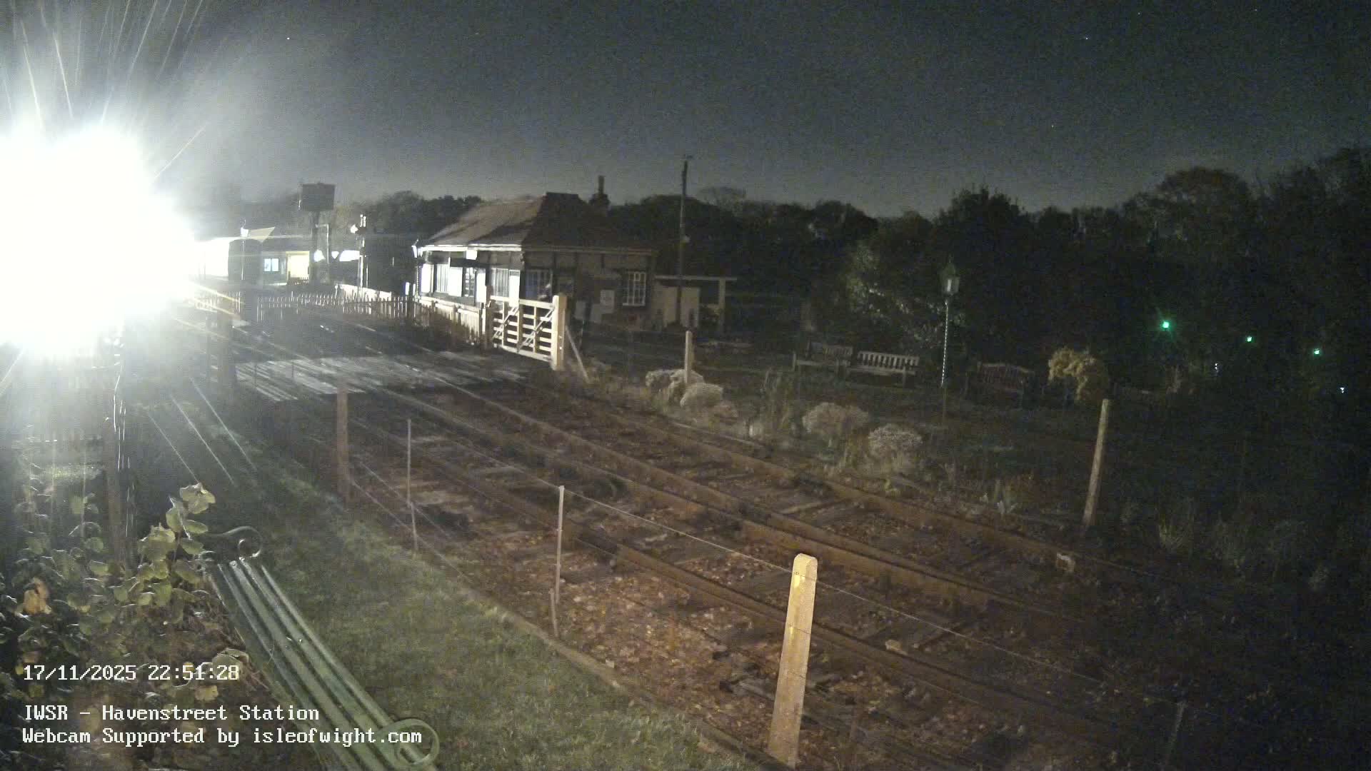 Isle of Wight Steam Railway, Havenstreet Train Station Live Cam - Havenstreet & Ashey, Isle of Wight, Southeast, England, United Kingdom