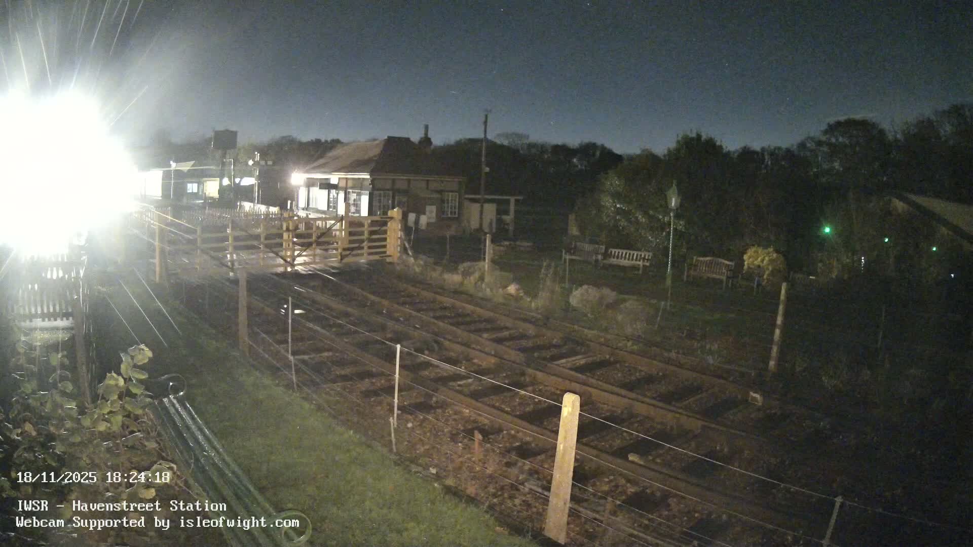 Isle of Wight Steam Railway, Havenstreet Train Station Live Cam - Havenstreet & Ashey, Isle of Wight, Southeast, England, United Kingdom