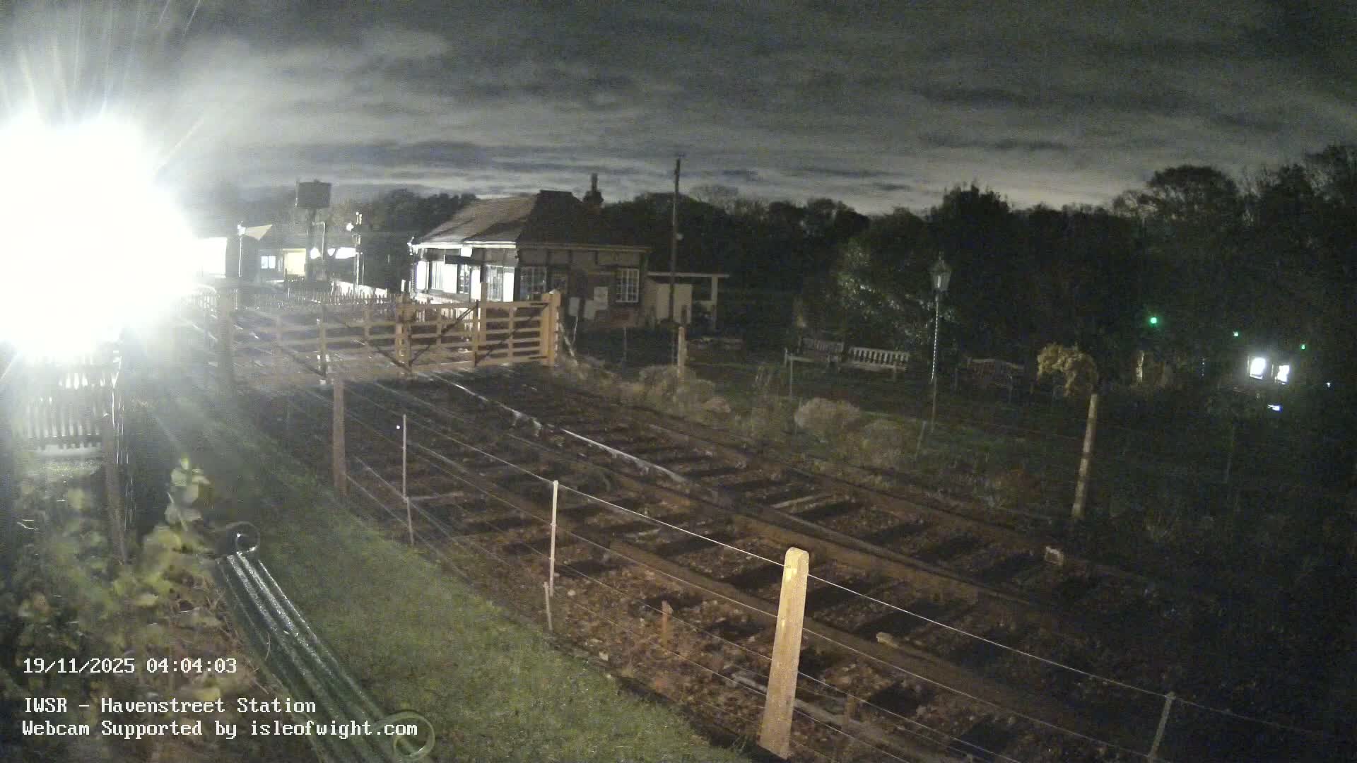 Isle of Wight Steam Railway, Havenstreet Train Station Live Cam - Havenstreet & Ashey, Isle of Wight, Southeast, England, United Kingdom