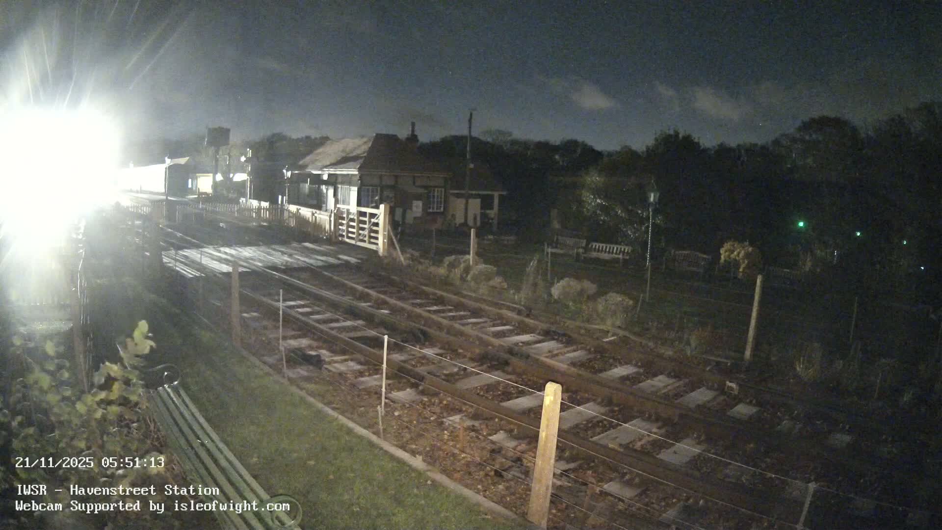 Isle of Wight Steam Railway, Havenstreet Train Station Live Cam - Havenstreet & Ashey, Isle of Wight, Southeast, England, United Kingdom