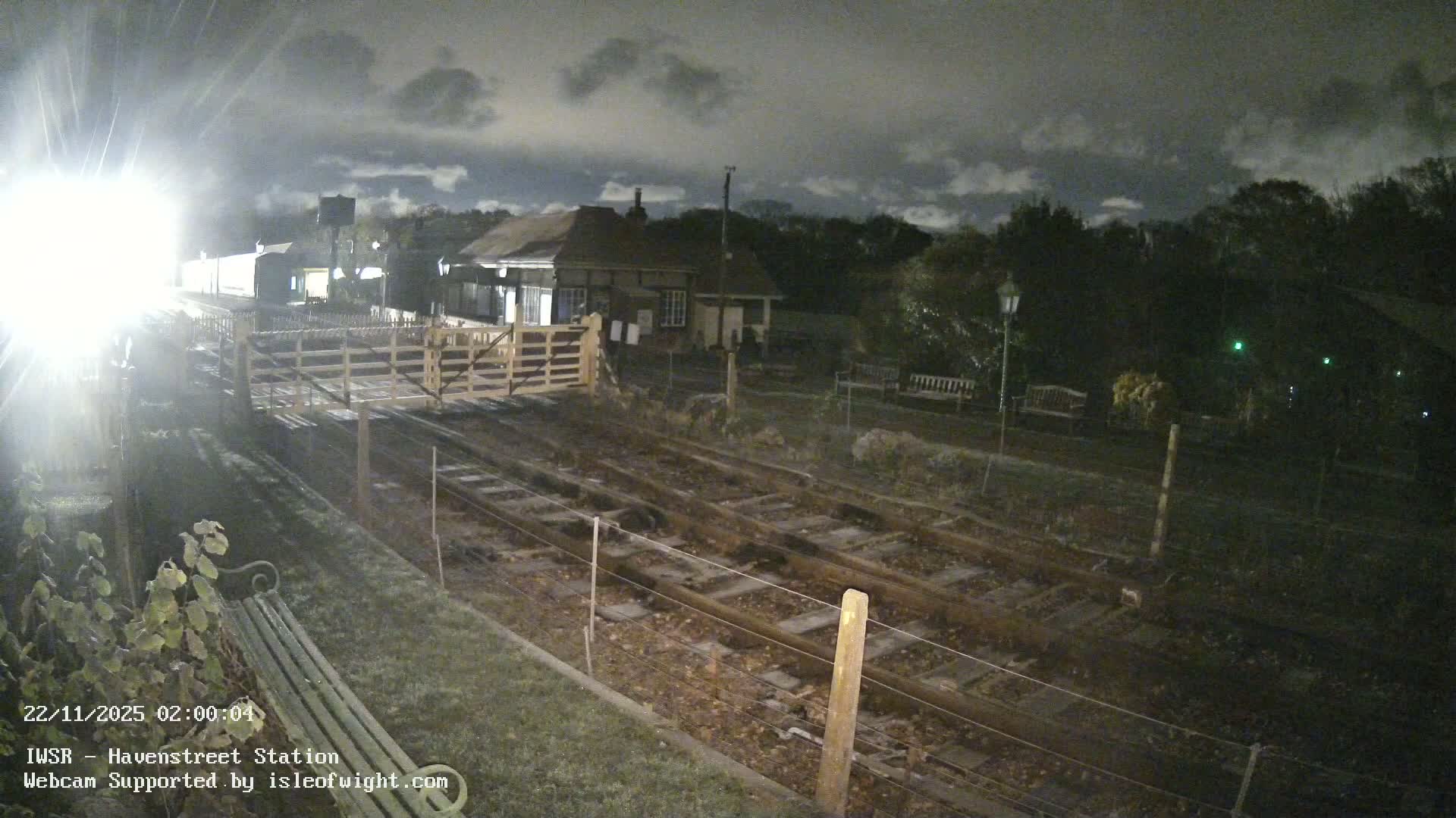 Isle of Wight Steam Railway, Havenstreet Train Station Live Cam - Havenstreet & Ashey, Isle of Wight, Southeast, England, United Kingdom