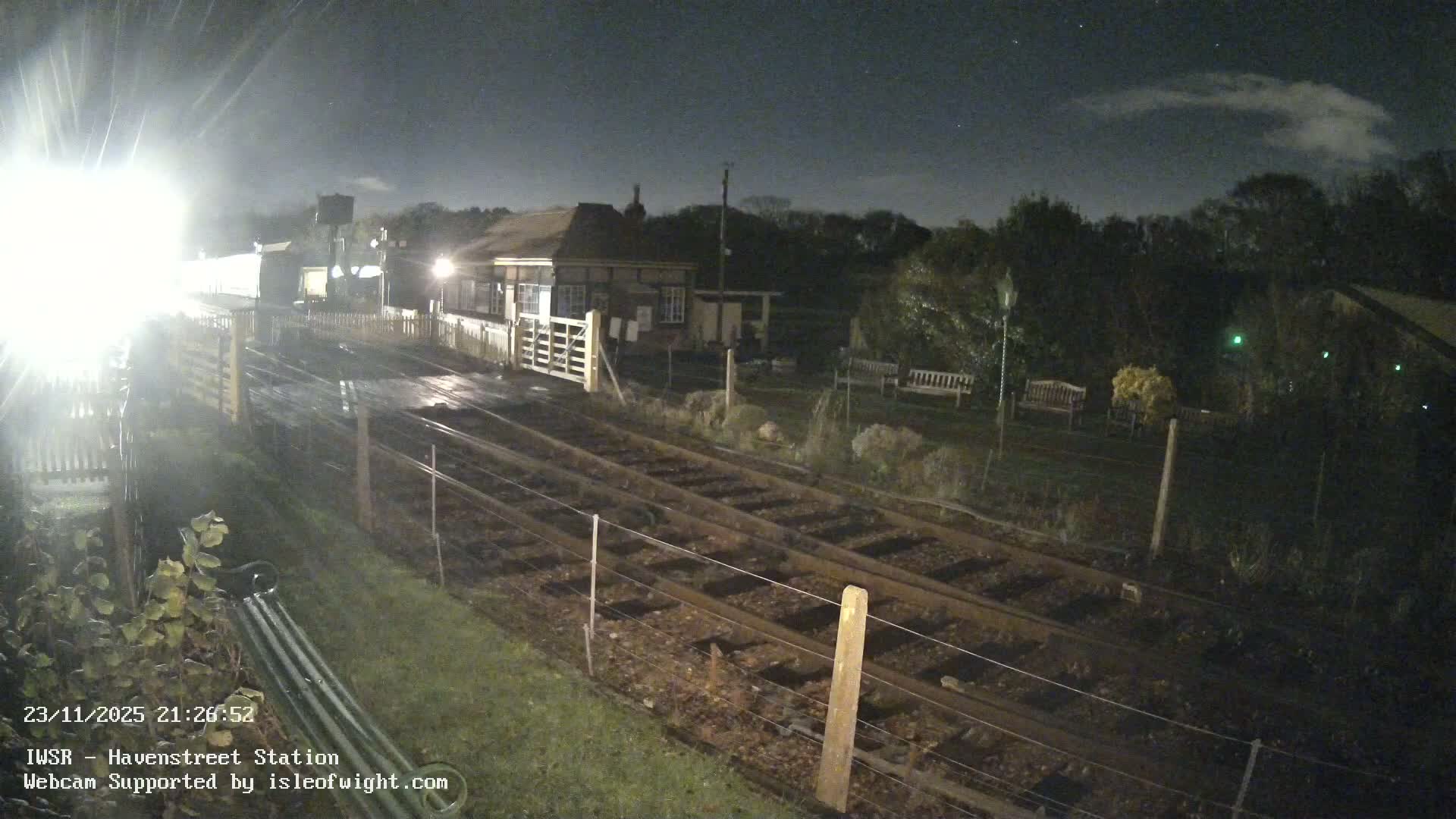 Isle of Wight Steam Railway, Havenstreet Train Station Live Cam - Havenstreet & Ashey, Isle of Wight, Southeast, England, United Kingdom
