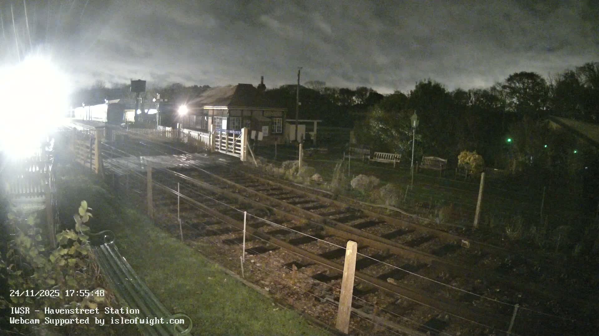 Isle of Wight Steam Railway, Havenstreet Train Station Live Cam - Havenstreet & Ashey, Isle of Wight, Southeast, England, United Kingdom