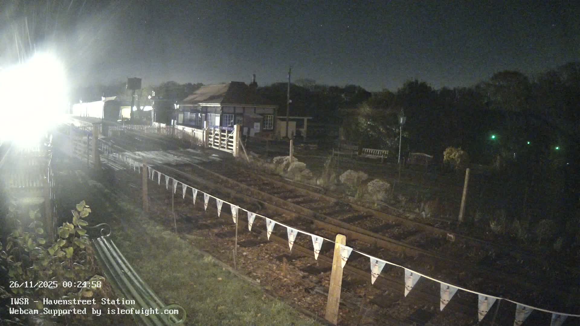 Isle of Wight Steam Railway, Havenstreet Train Station Live Cam - Havenstreet & Ashey, Isle of Wight, Southeast, England, United Kingdom