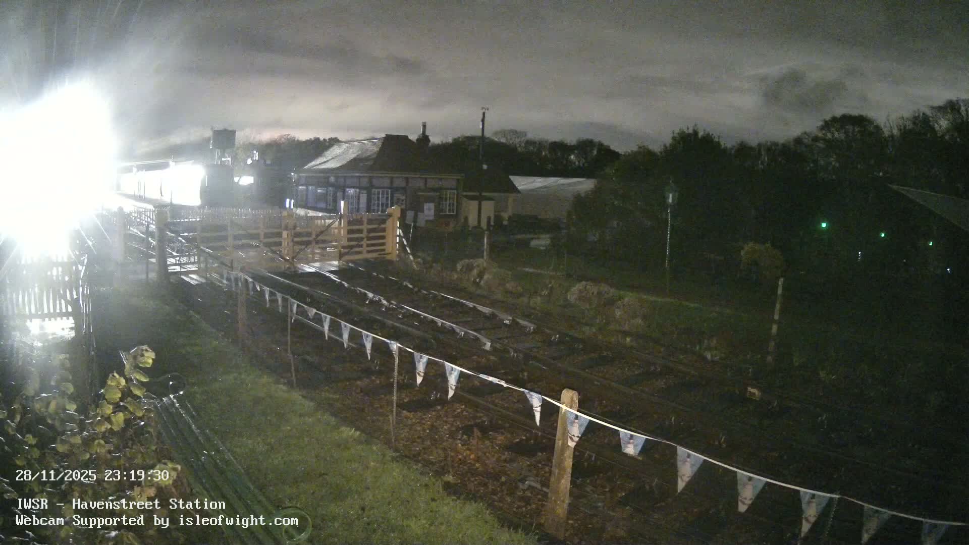 Isle of Wight Steam Railway, Havenstreet Train Station Live Cam - Havenstreet & Ashey, Isle of Wight, Southeast, England, United Kingdom