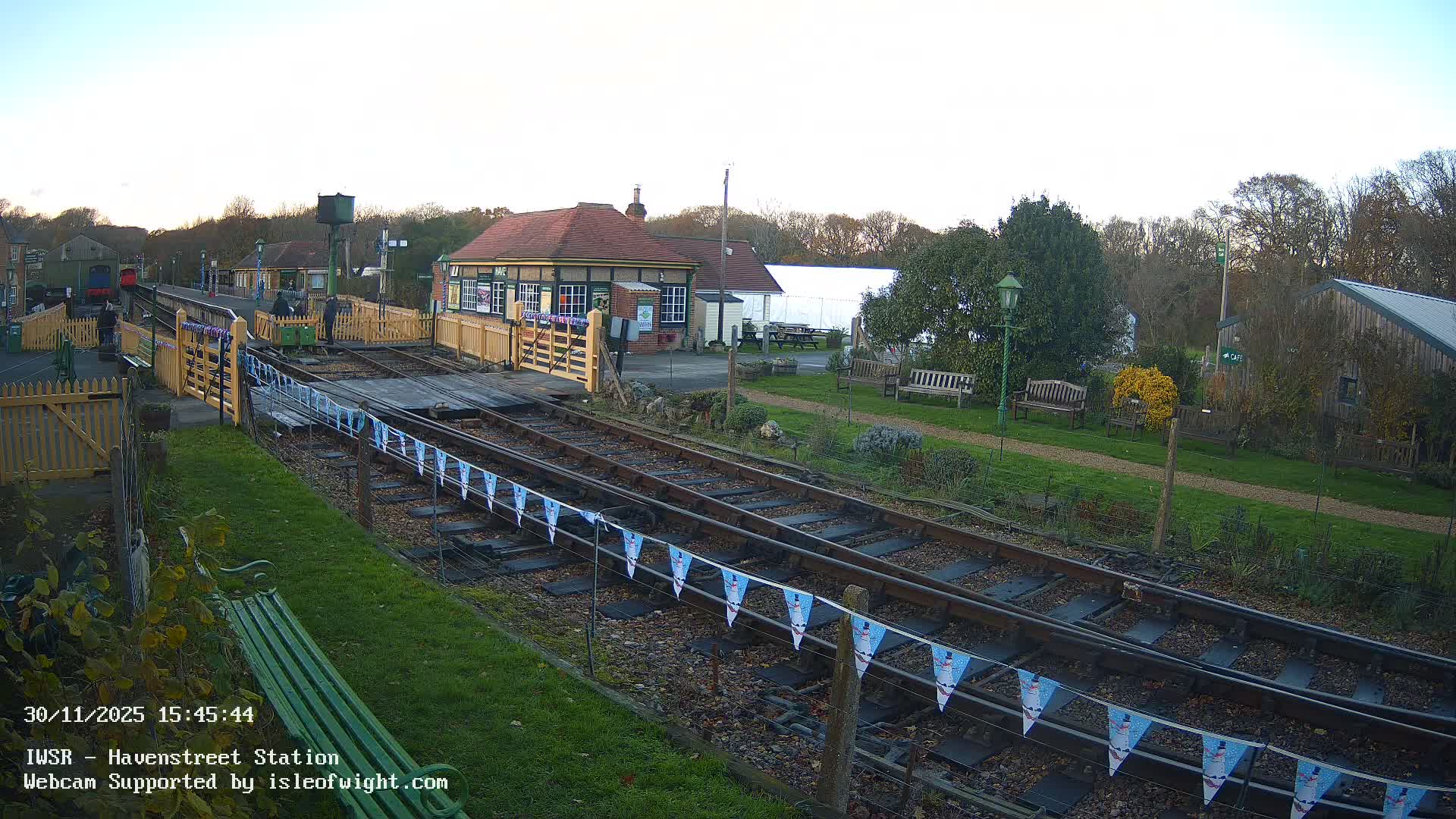 Isle of Wight Steam Railway, Havenstreet Train Station Live Cam - Havenstreet & Ashey, Isle of Wight, Southeast, England, United Kingdom